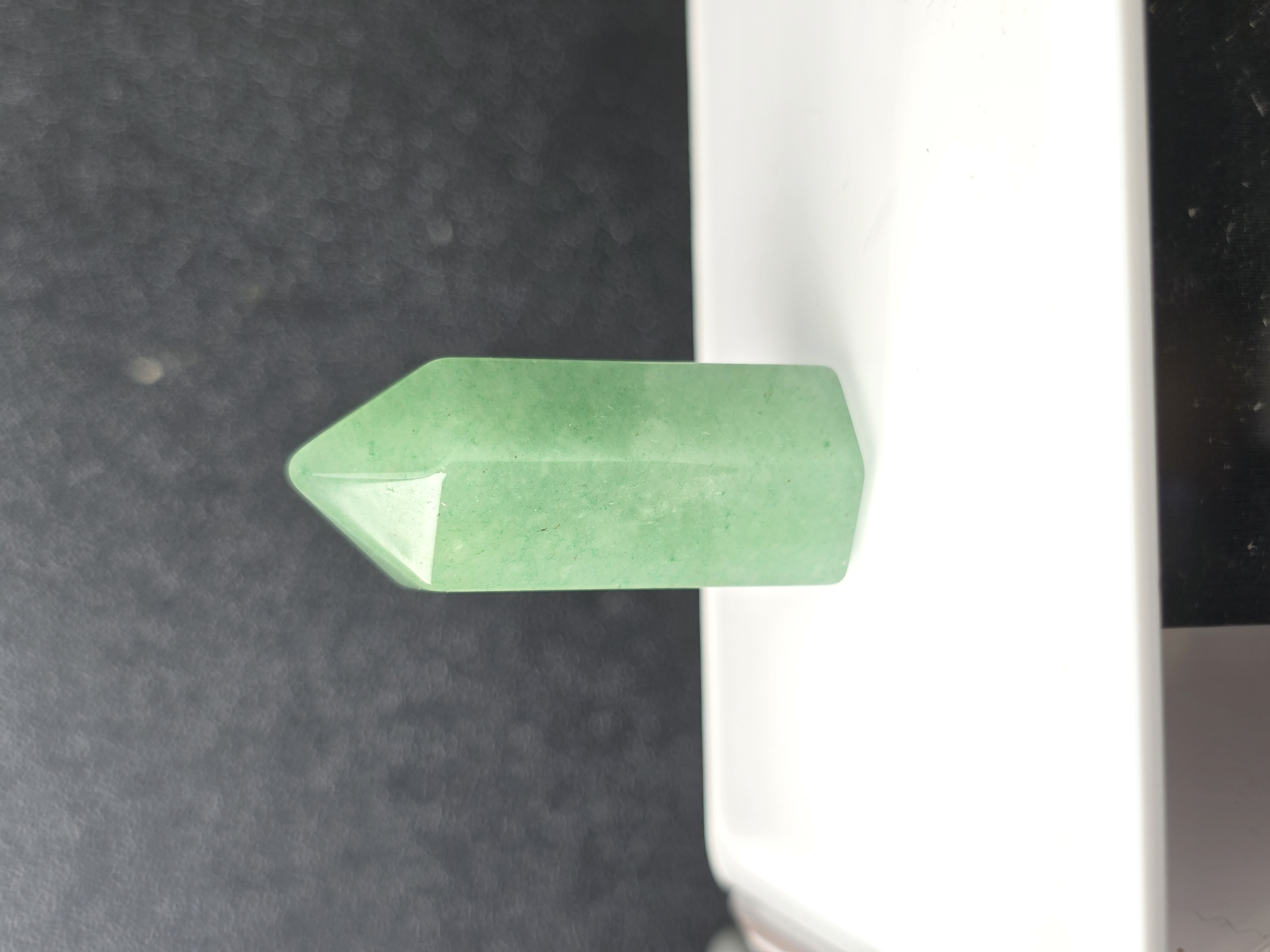 Trụ Đá Mài Bóng - Green Aventurine (Ngọc Đông Linh)