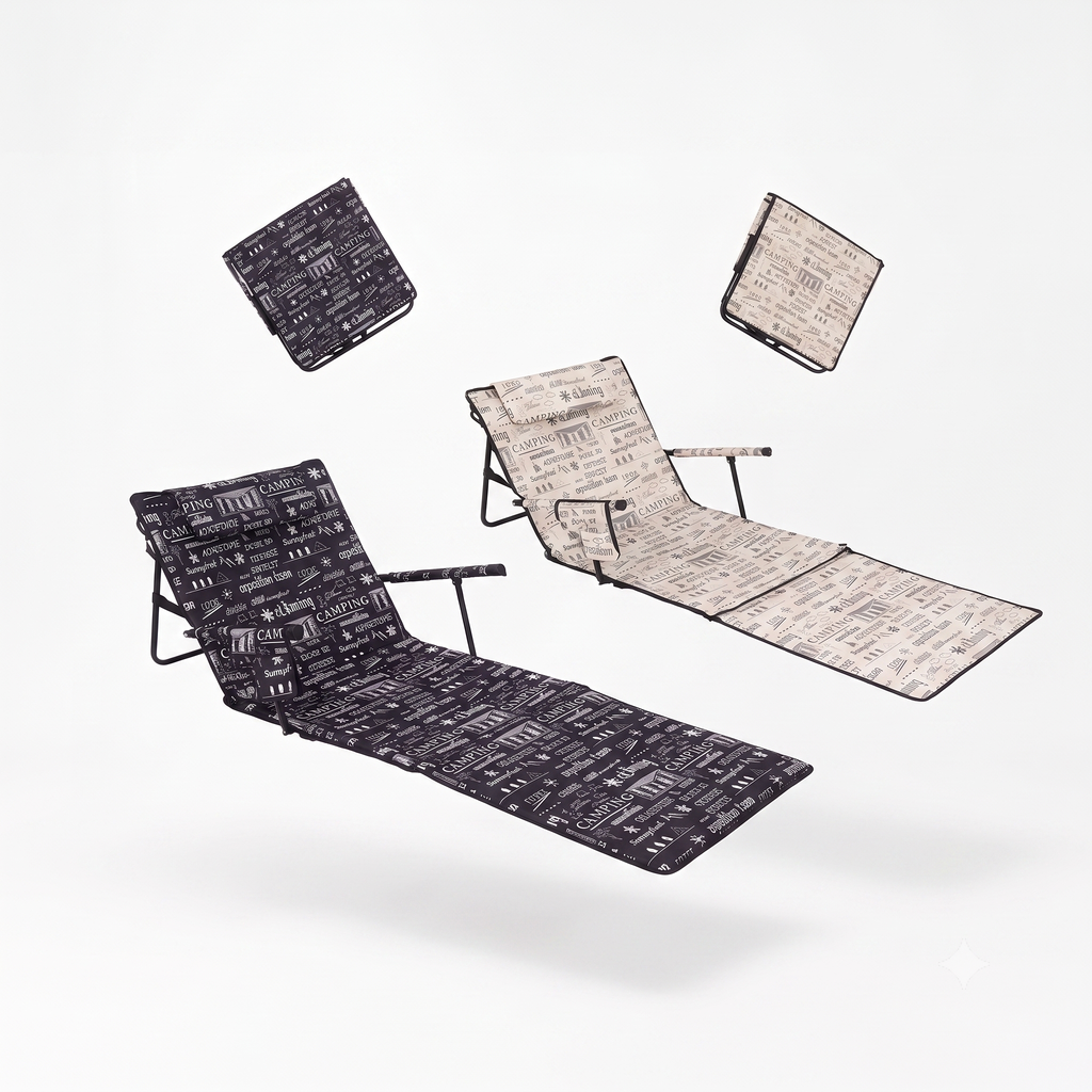 Ghế Bệt Tựa Lưng Gấp Gọn Sunnyfeel Bản Dài – Dã Ngoại Đa Năng