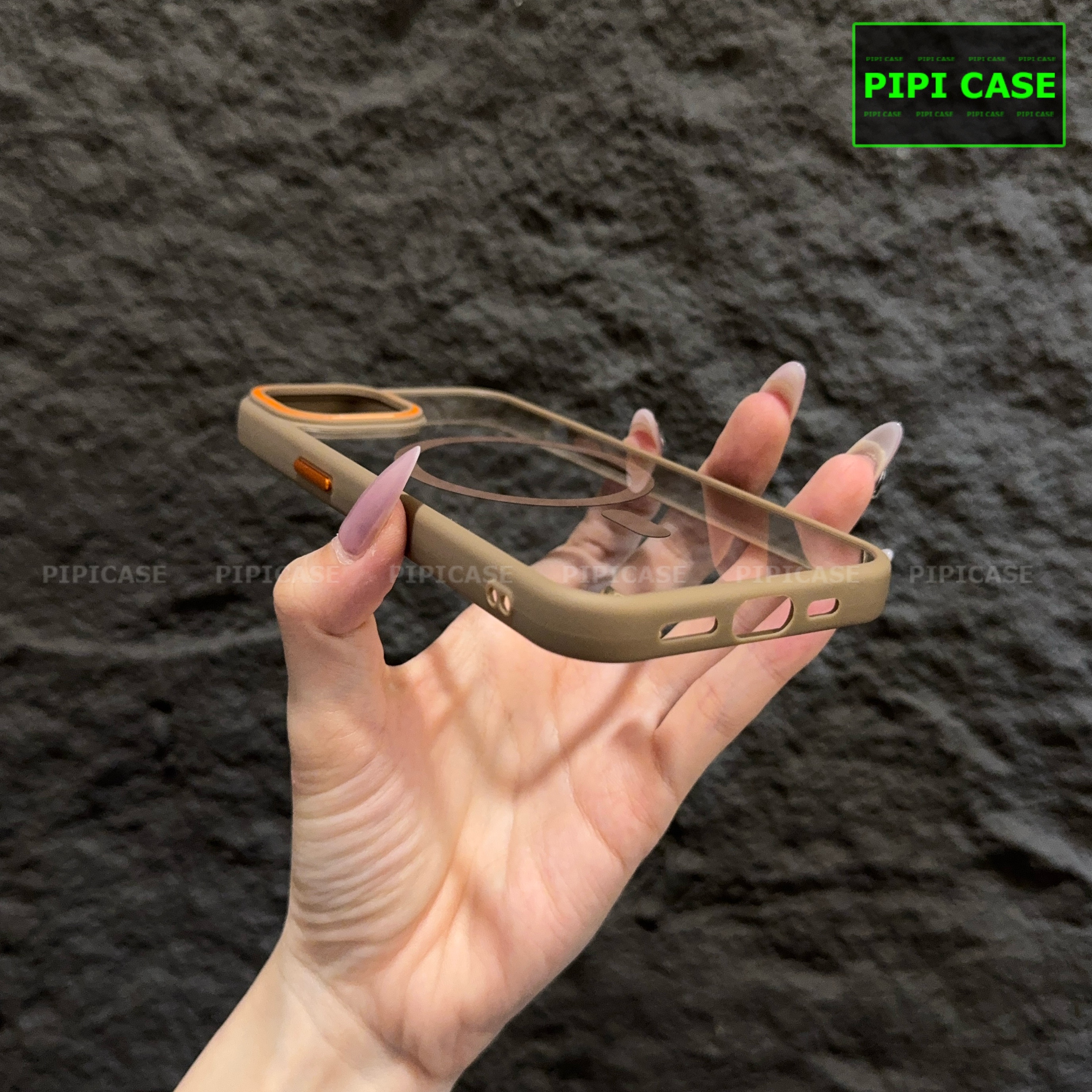 Ốp Lưng iPhone 14 Plus - KM Color - Nâu_thumbnail_3