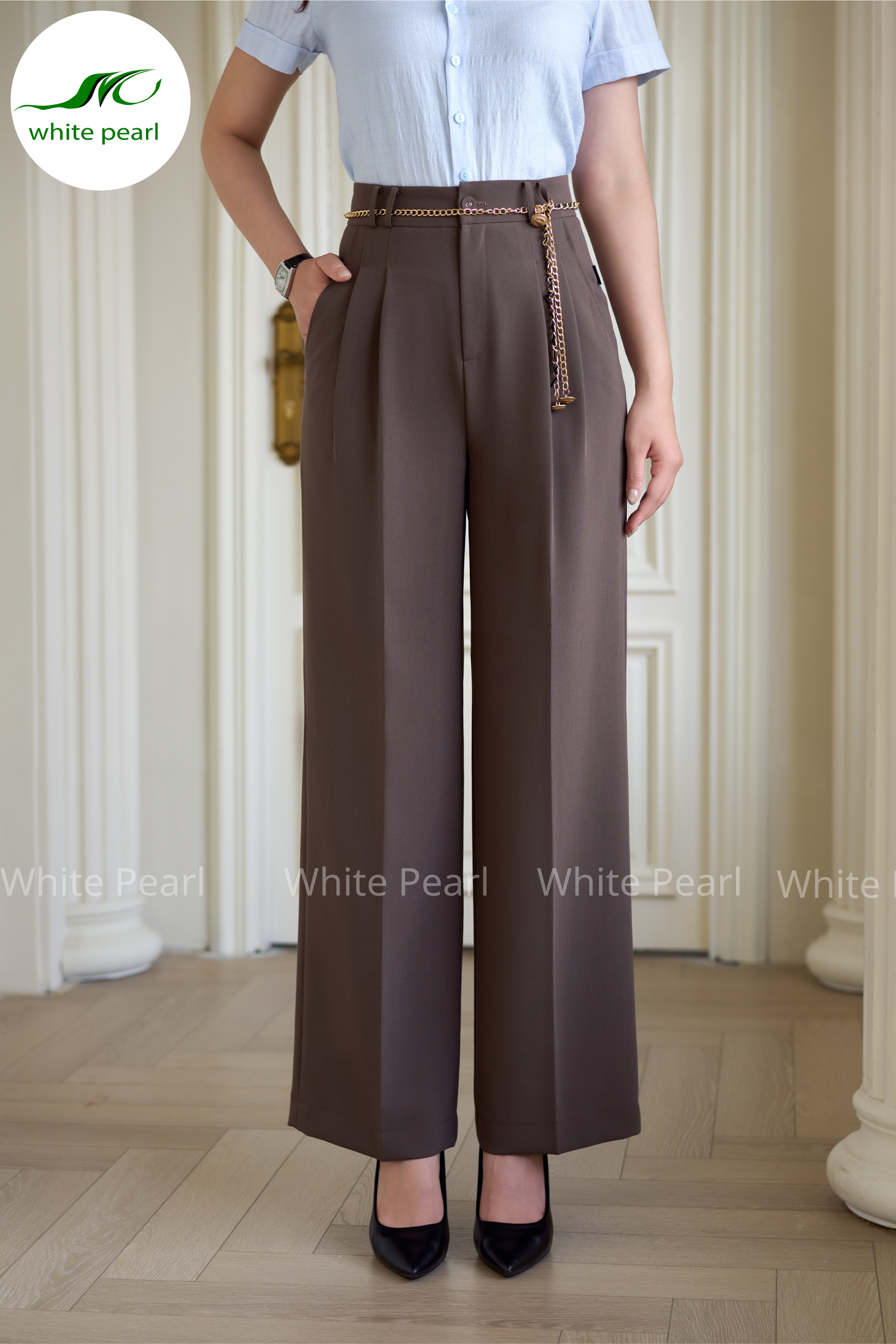 Quần Suông 2 Ly Cotton