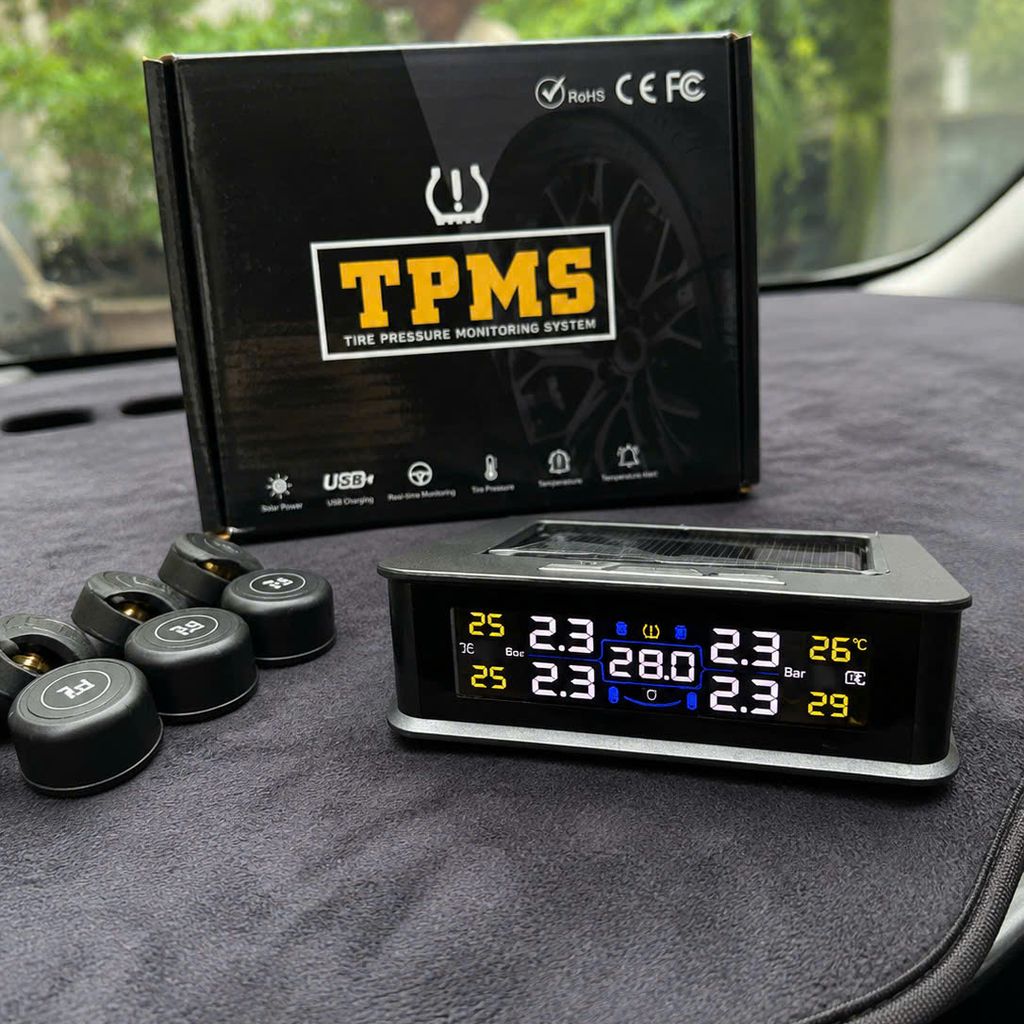 Cảm Biến Áp Suất Lốp Ô Tô TPMS Sạc NLMT Lõi Đồng_thumbnail_6