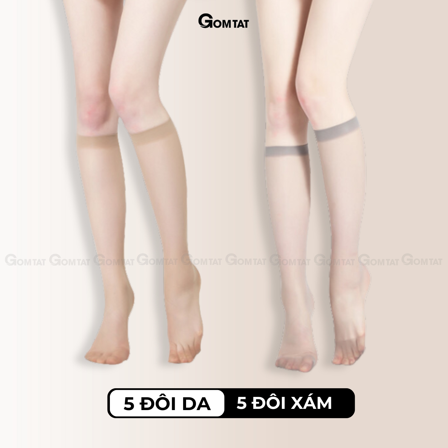 Combo 10 đôi tất che khuyết điểm cổ cao dành cho nữ GOMTAT, vớ da che khuyết điểm siêu thật chân , khó xước - GUO-A099_thumbnail_16