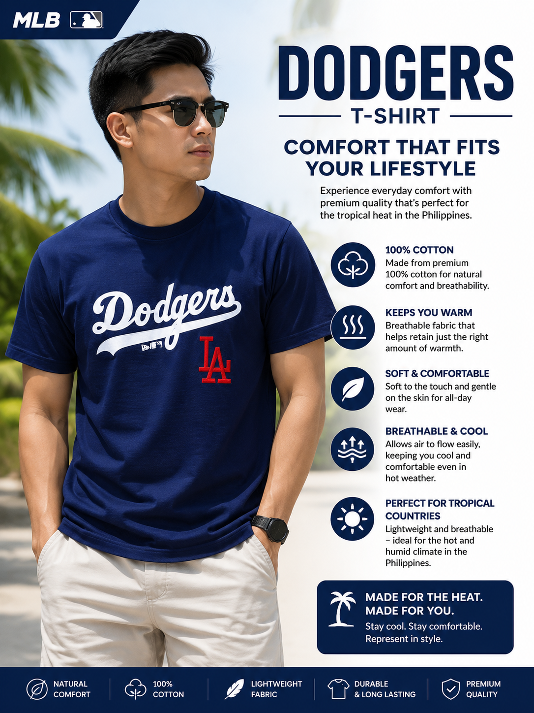 MLB Dodgers Design  T Shirt_thumbnail_3