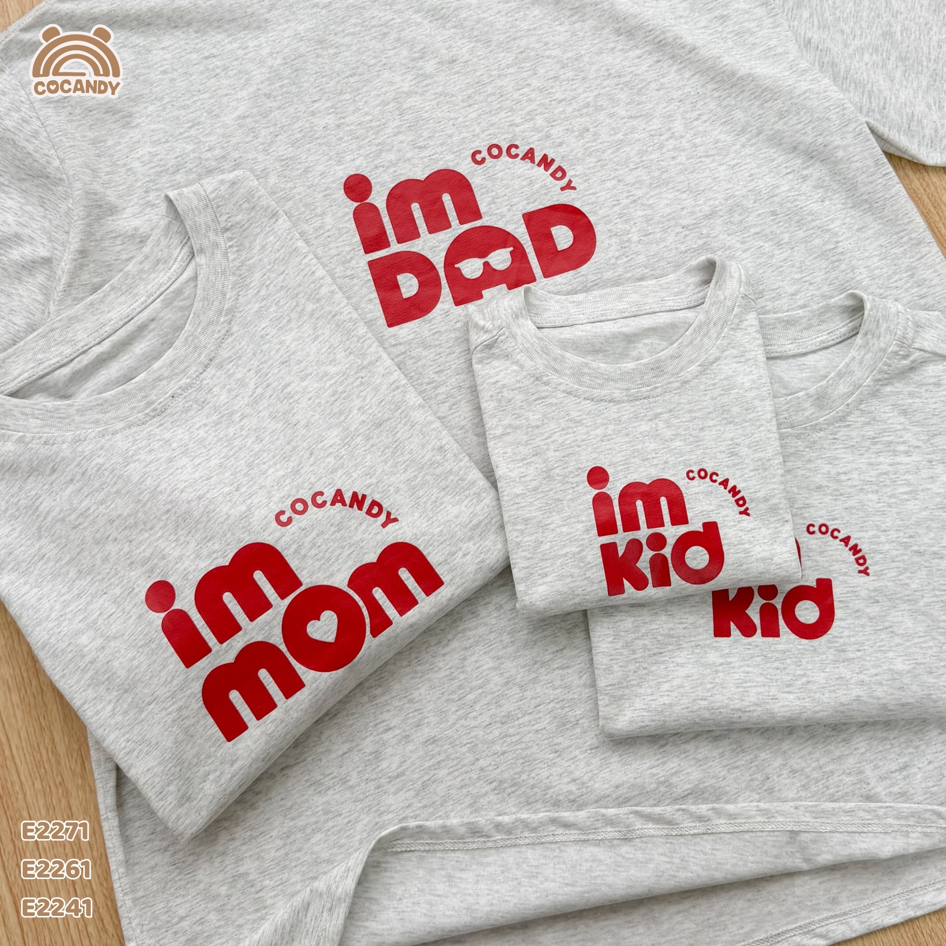 Áo cộc cotton XÁM 