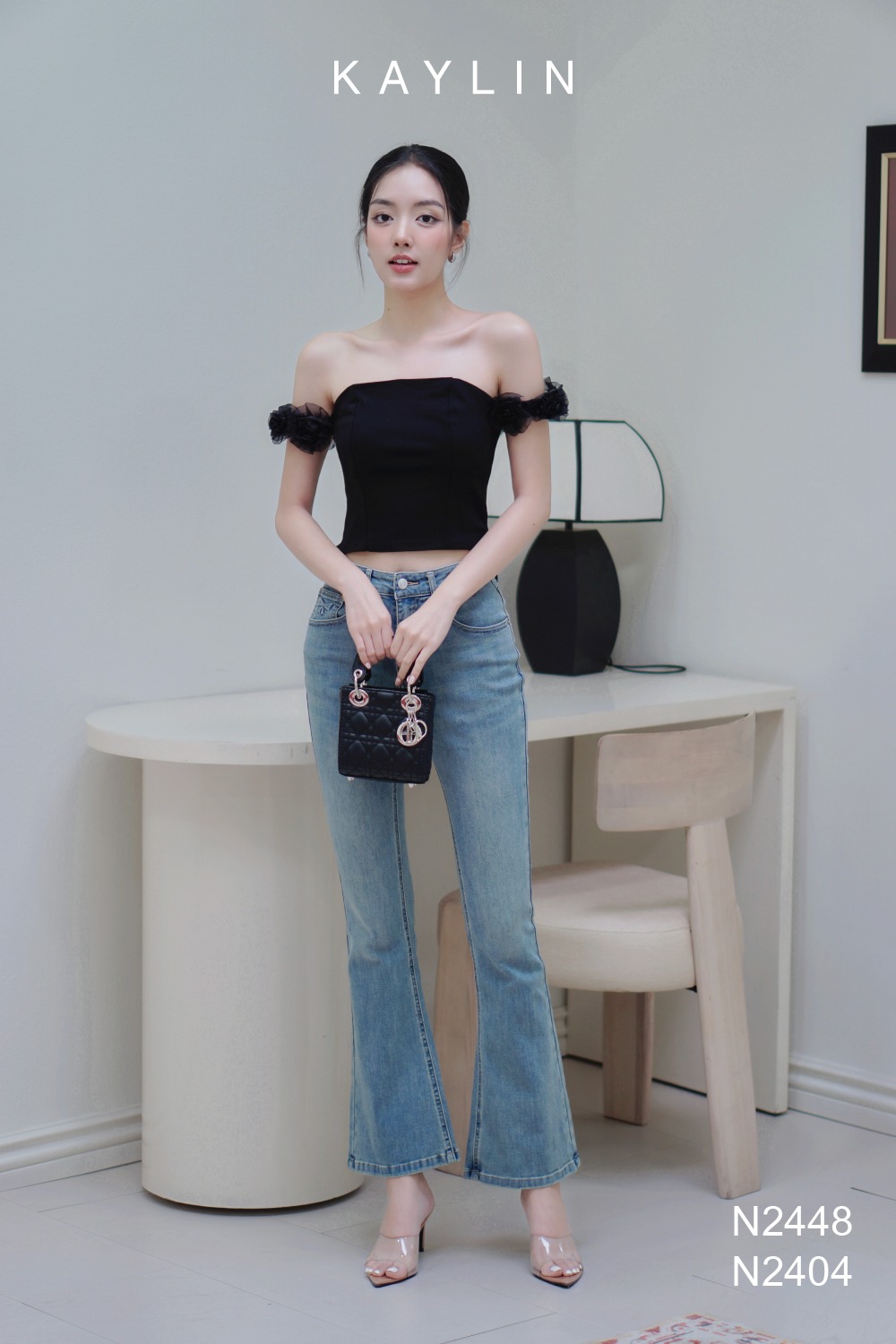 Quần Jean Loe Nơ KAYLIN