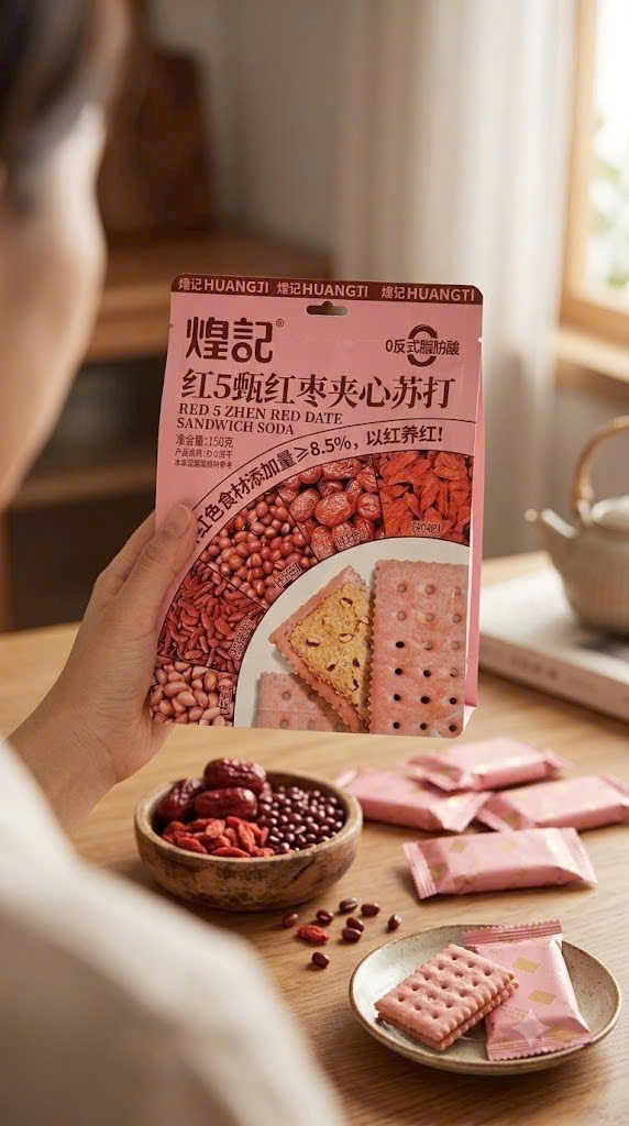 BÁNH QUY SODA KẸP TÁO ĐỎ