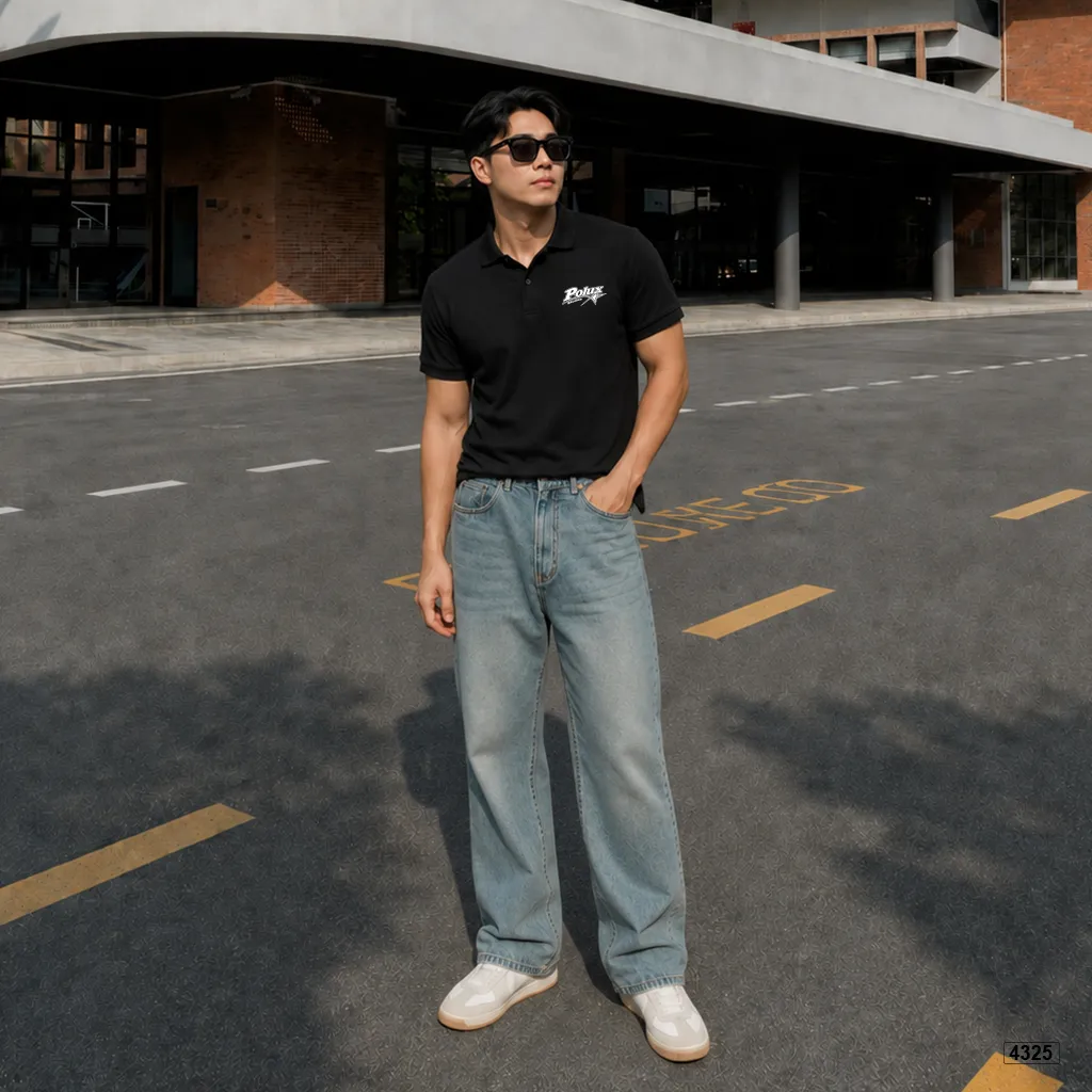 Áo polo nam cổ trụ basic thoáng mát Polux 4325_thumbnail_4