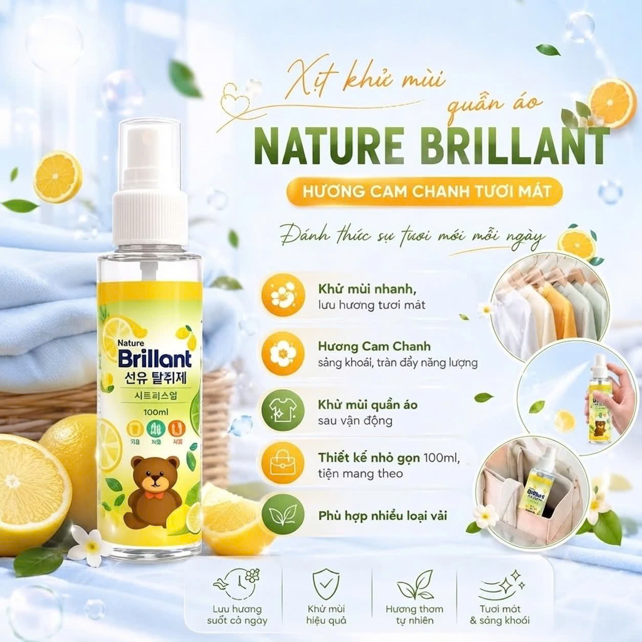 Combo 2 Chai Xịt Thơm Quần Áo Nature Brillant_thumbnail_5