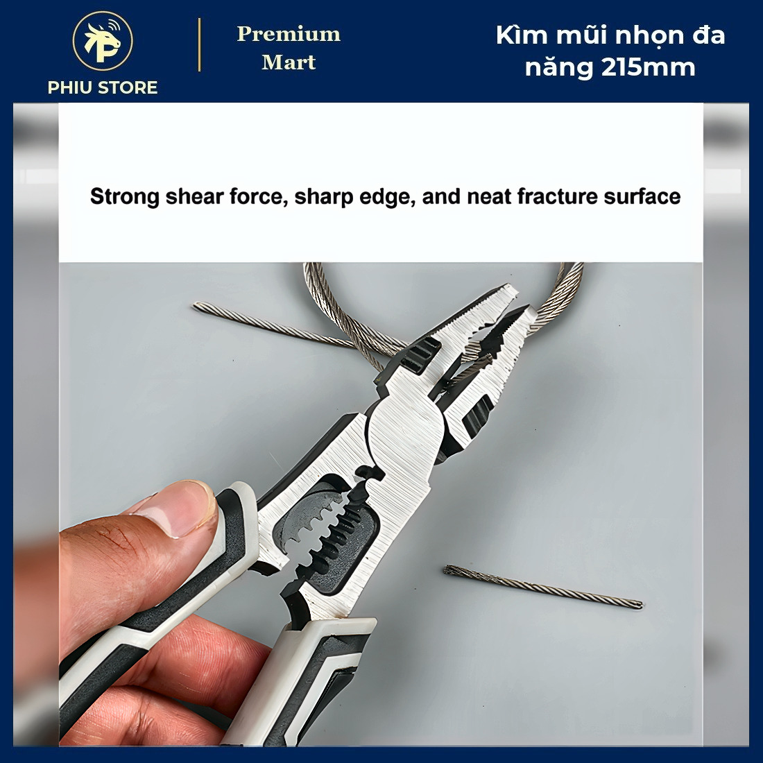 Kìm Điện Đa Năng - Kìm Mũi Nhọn Đa Năng 215mm, Kìm Mũi Nhọn 8 Inch - PHIU STORE_thumbnail_3