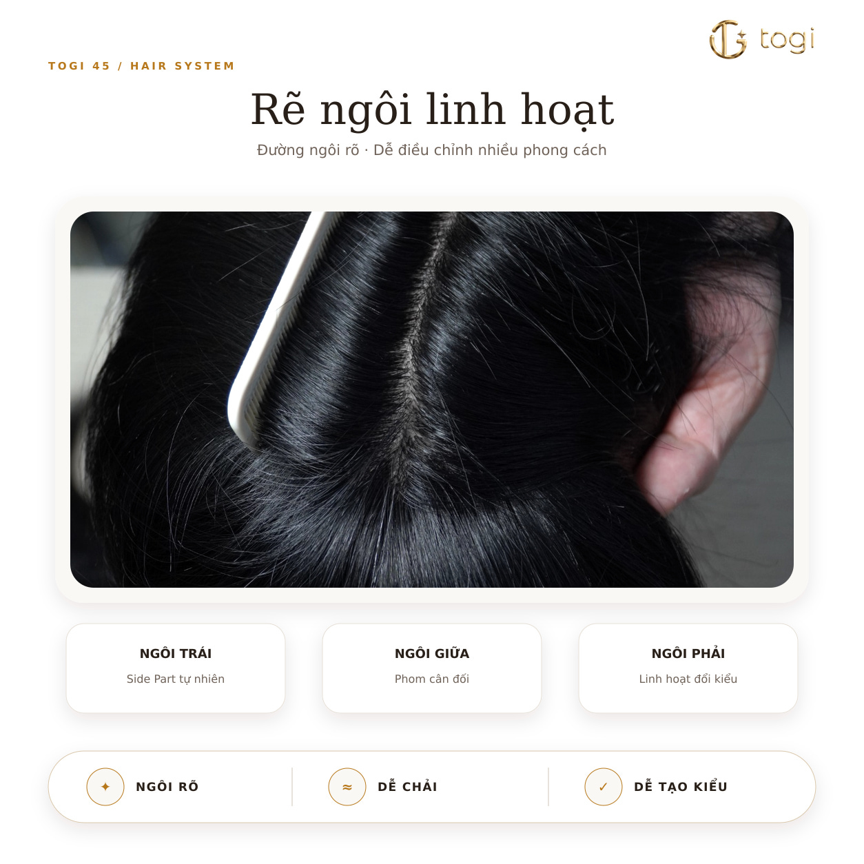 Rẽ ngôi Togi45