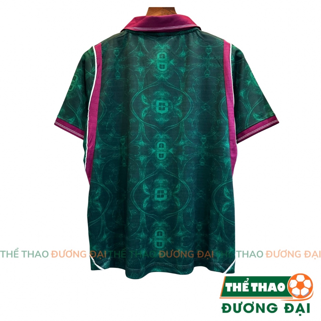 Quần Áo Bóng Đá ĐT Bồ Đào Nha Rêu Fanmade Thun Mè S-COMF Thoáng Khí Thể Thao Đương Đại_thumbnail_1