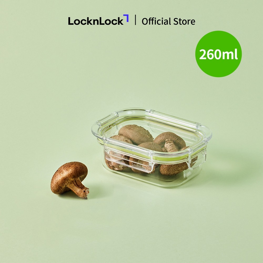 Hộp bảo quản LocknLock All Tritan thân trong suốt, có gioăng silicone, nhiều dung tích