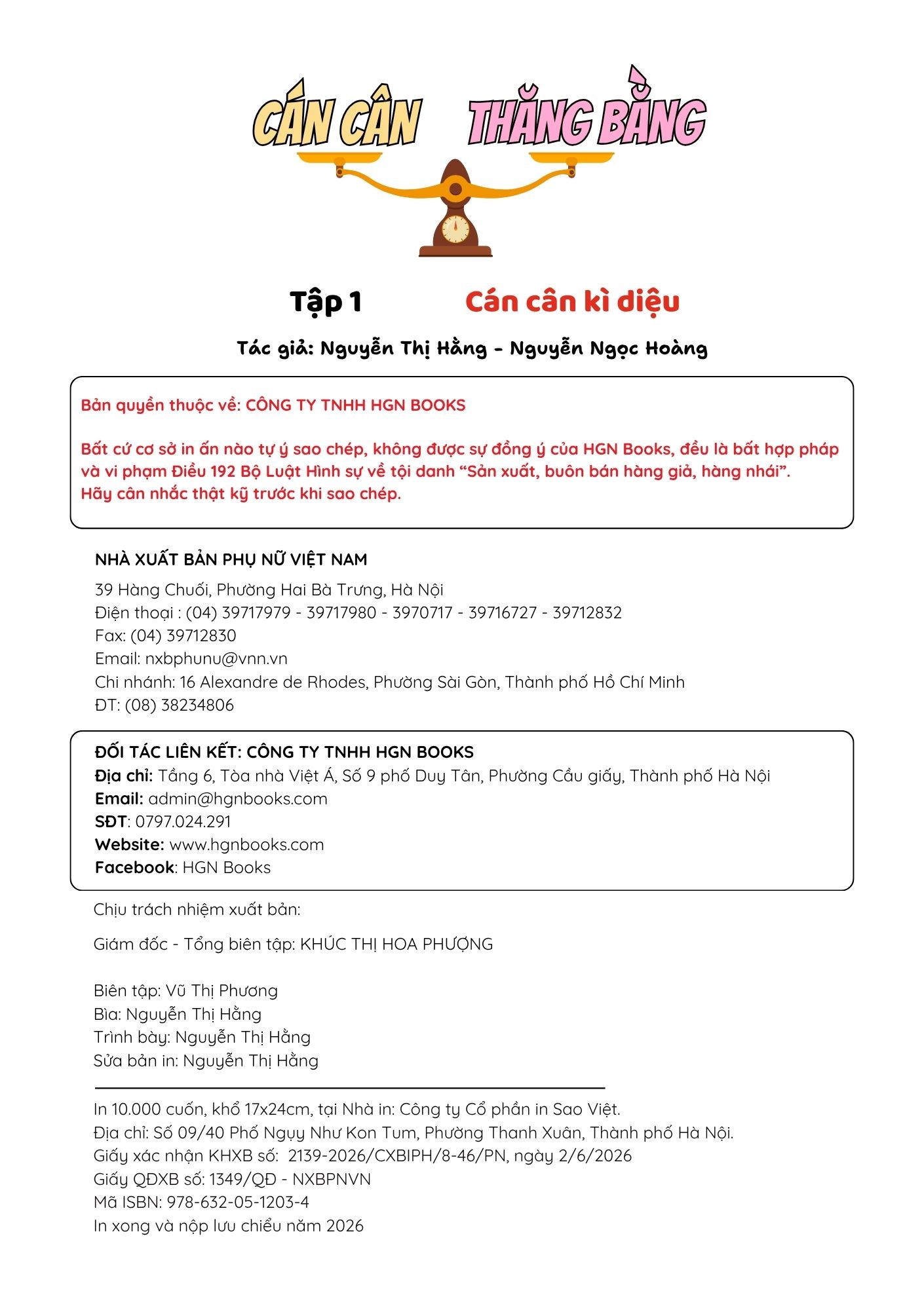 Sách Cán Cân Thăng Bằng Tập 1 - Cán cân kì diệu_thumbnail_1