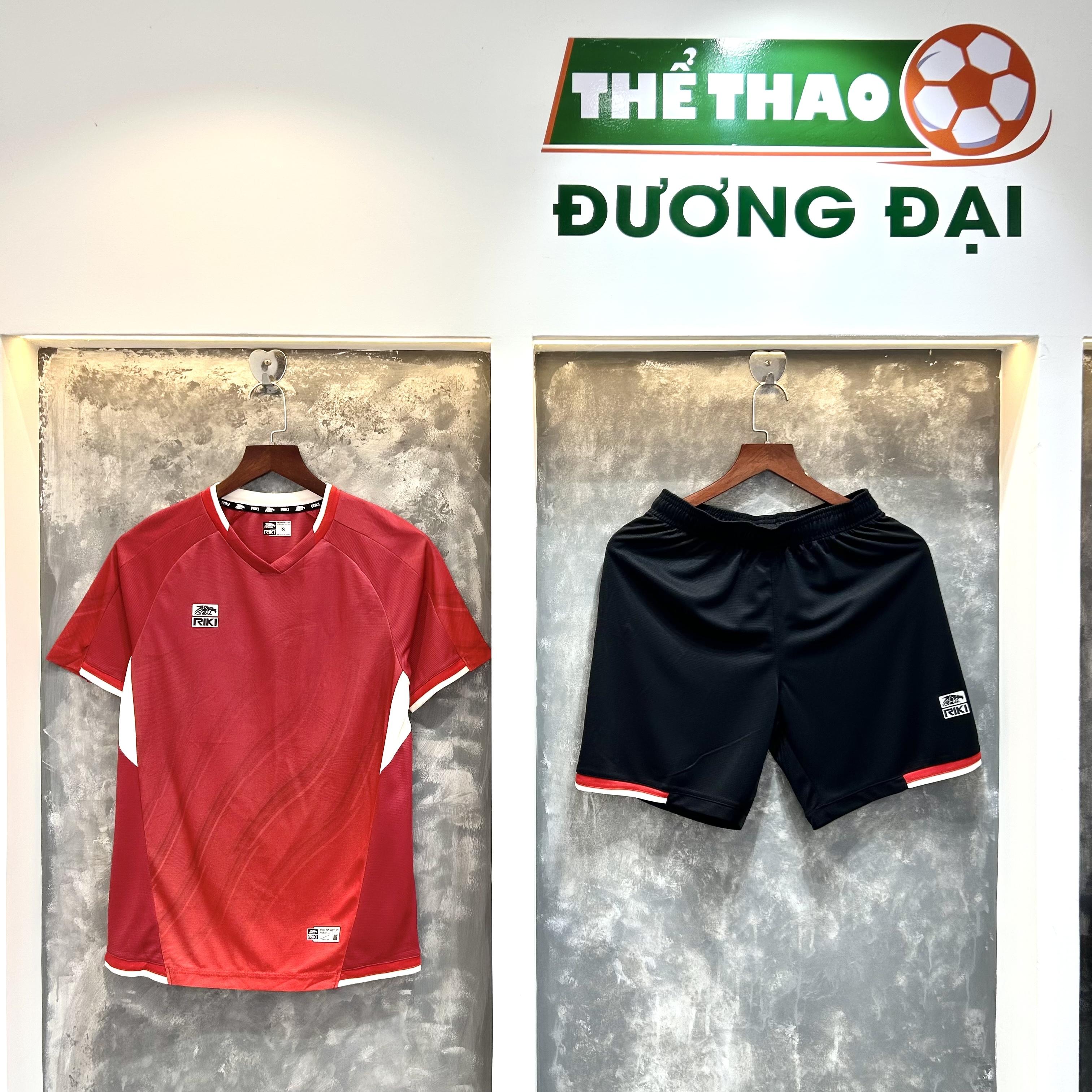 Quần Áo Bóng Đá Thiết Kế Riki Gunn Đỏ Thun Mè Cao Cấp Thoáng Khí Thể Thao Đương Đại_thumbnail_7