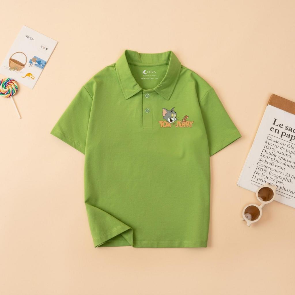 [XẢ KHO LẺ SIZE 110-160] Áo POLO cho bé in hình nhiều mẫu - Áo trẻ em từ 15-42kg - Loza Kids XPL001_thumbnail_23