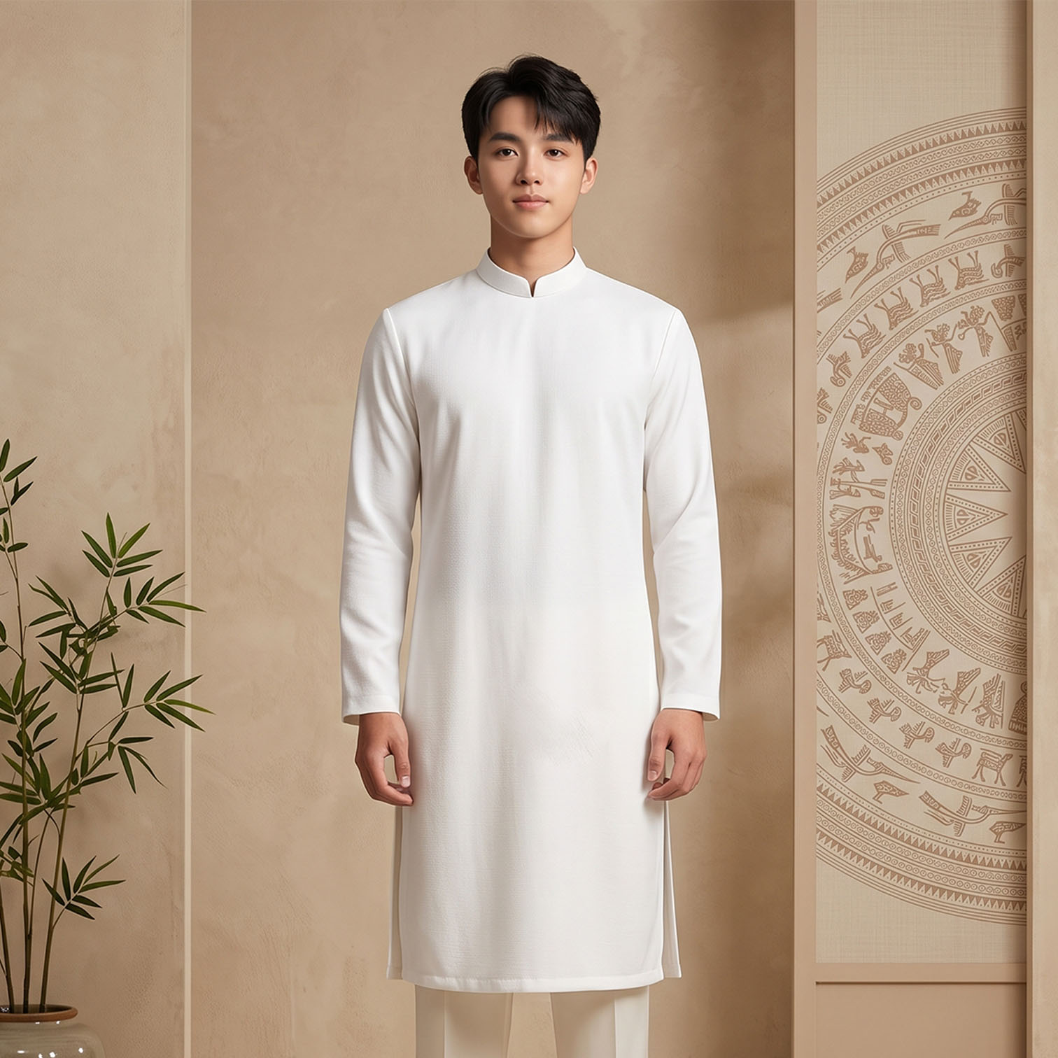 Áo Dài Nam Cách Tân Tây Thi Dáng Suông Cao Cấp NA26-20_thumbnail_5