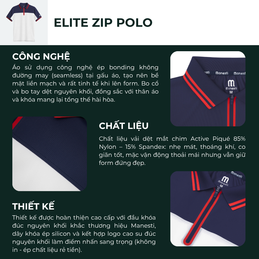 Áo polo nam Elite Zip Manesti_thumbnail_9