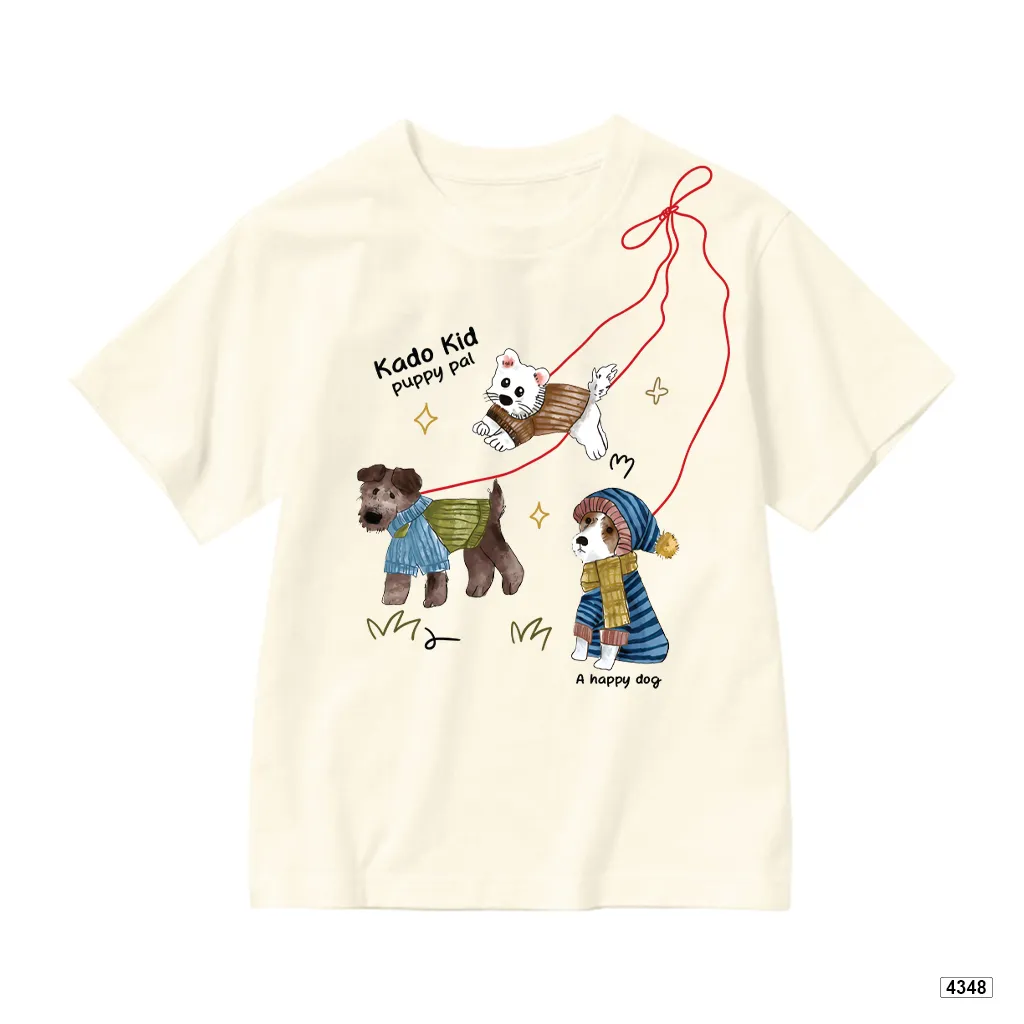 Áo thun bé trai bé gái form rộng Puppy Pal Kado 4348_thumbnail_10