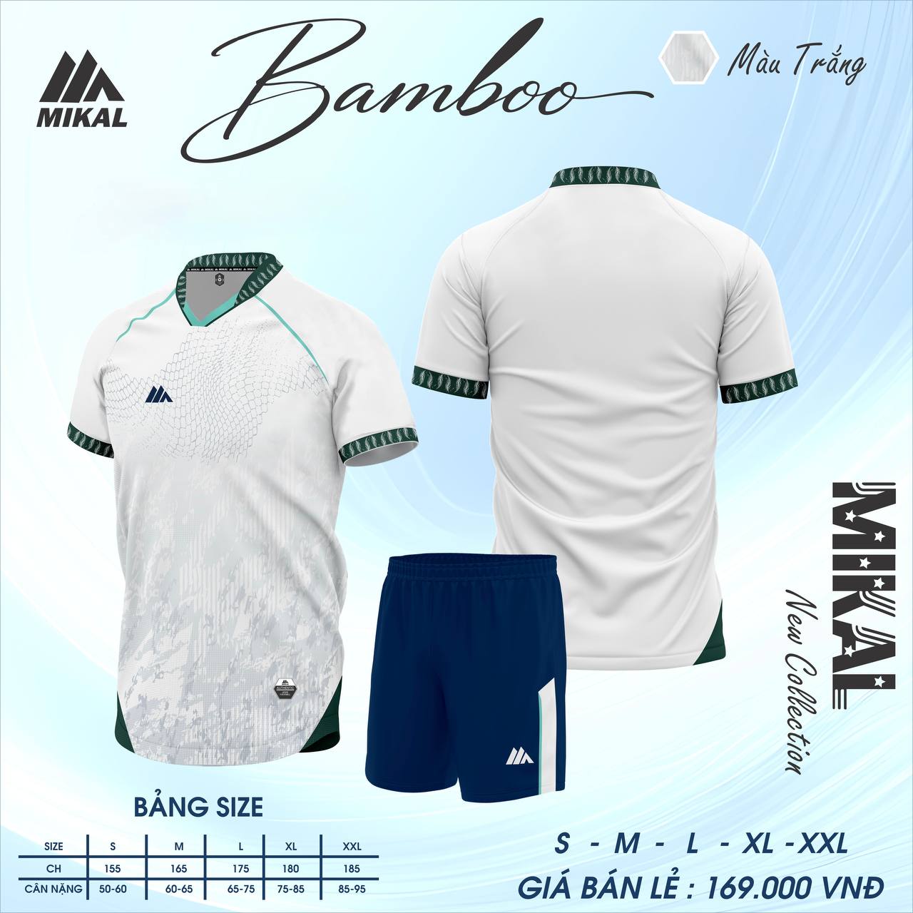 BST Quần Áo Bóng Đá Mikal Bamboo K8 Thun Mè Cao Cấp Thoáng Khí Thể Thao Đương Đại_thumbnail_4