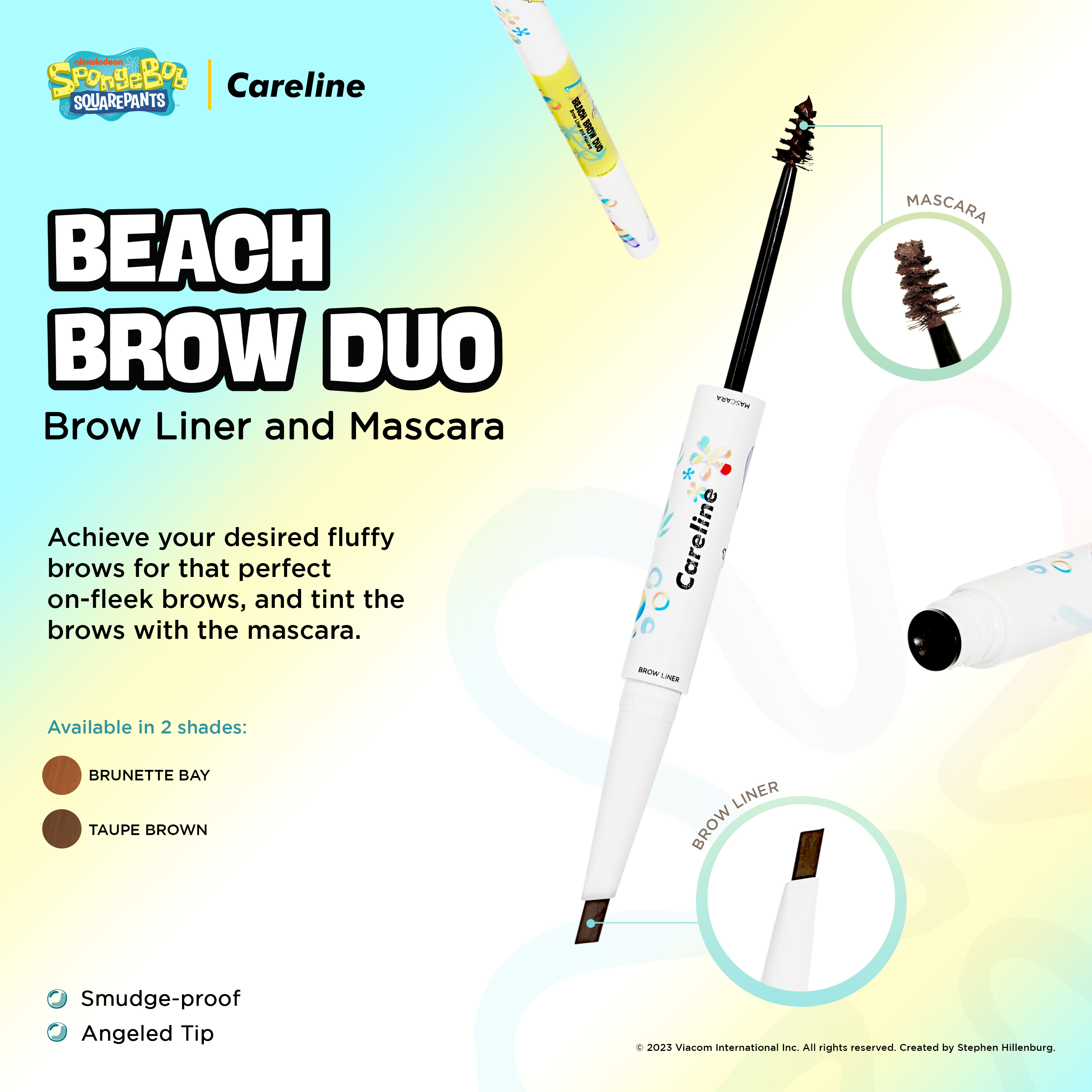 Careline x Spongebob Limited Edition Beach Brow Duo