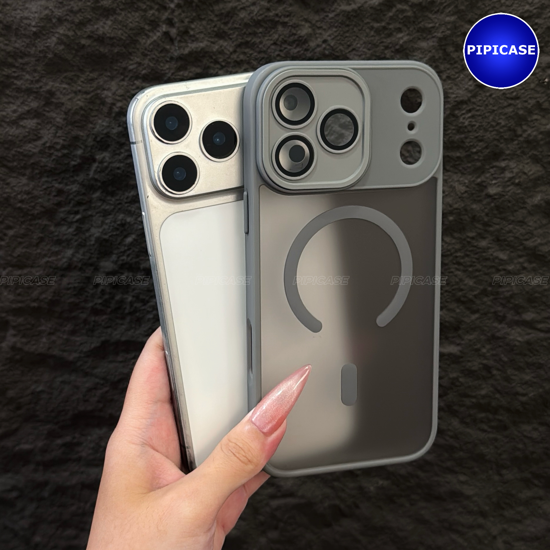 Ốp Lưng iPhone 17 Pro Max - Kao - Xám_thumbnail_5