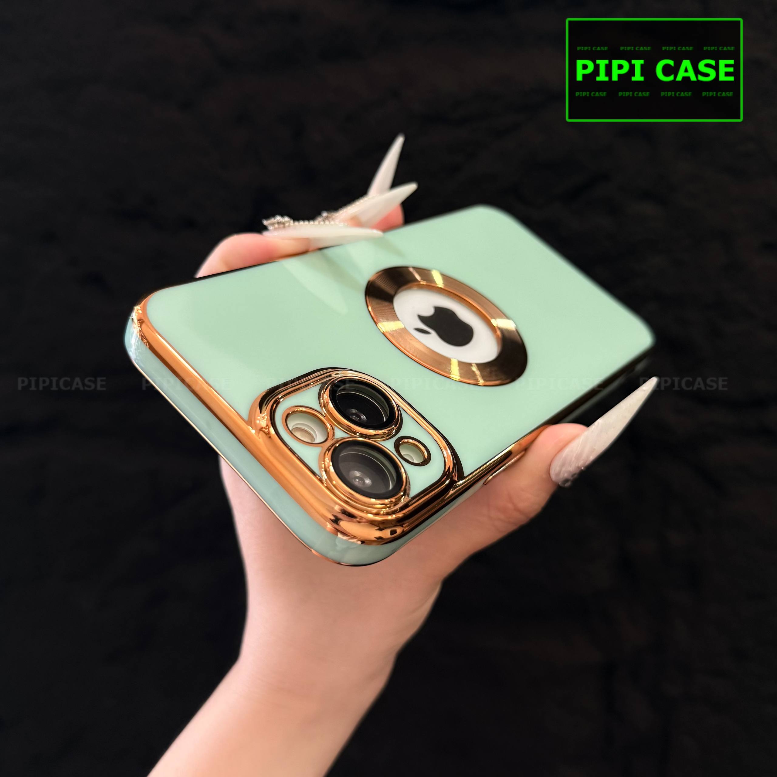 Ốp Lưng iPhone 14 Plus - Pandora - Xanh Mint_thumbnail_4