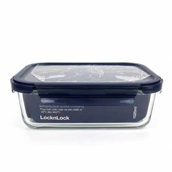 Hộp bảo quản thủy tinh LocknLock INDIGO nhiều size và kích thước-Màu Navy