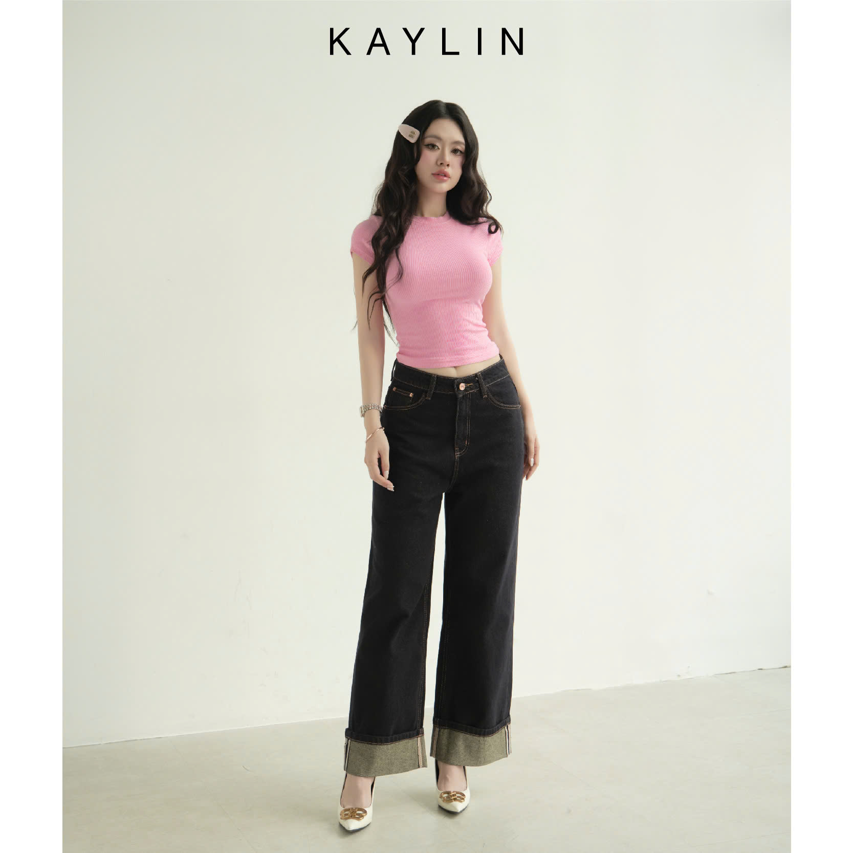 Quần Jean Suông KAYLIN NOVA Denim