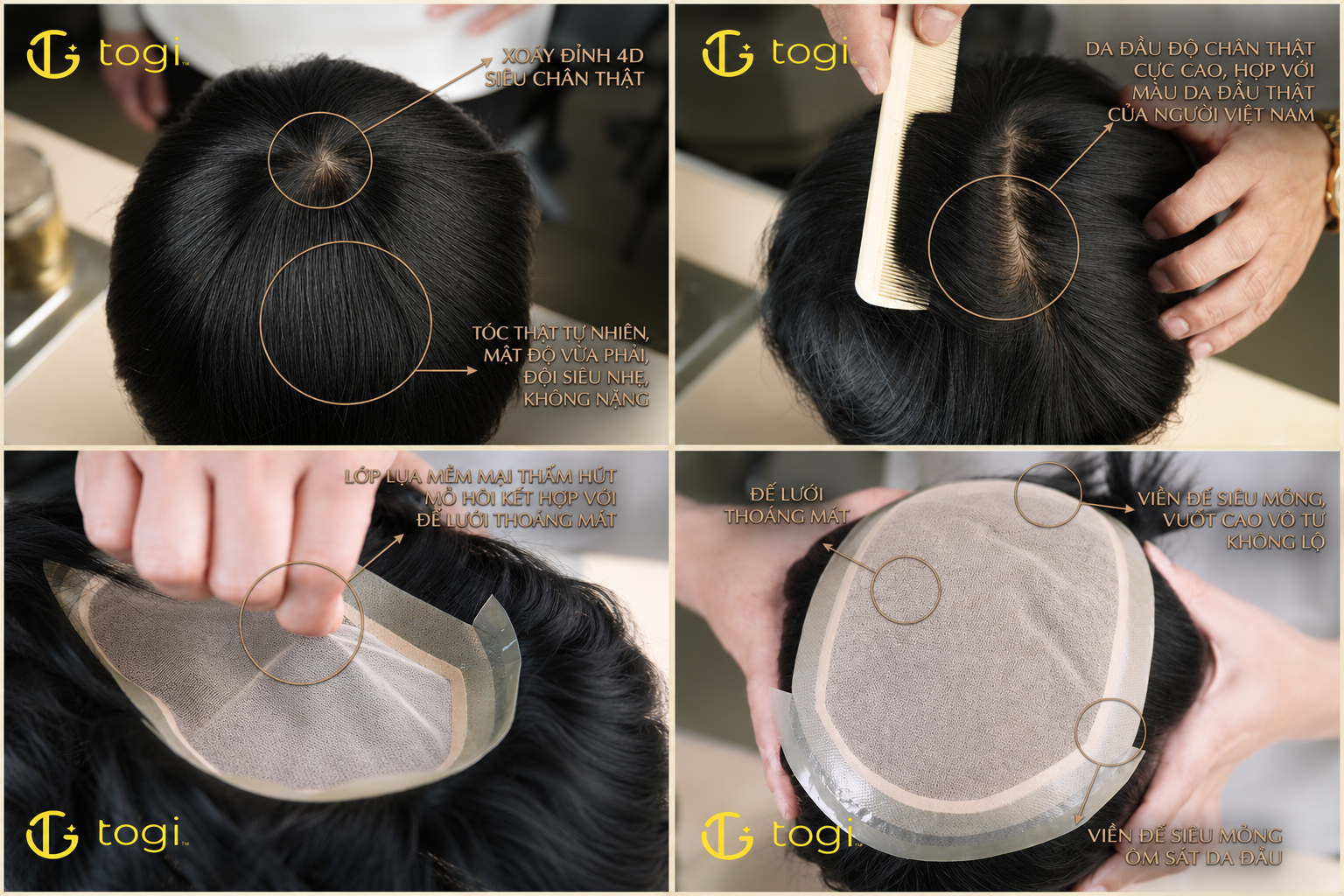 Tóc giả làm bằng gì? Nên chọn tóc thật hay tóc sợi?