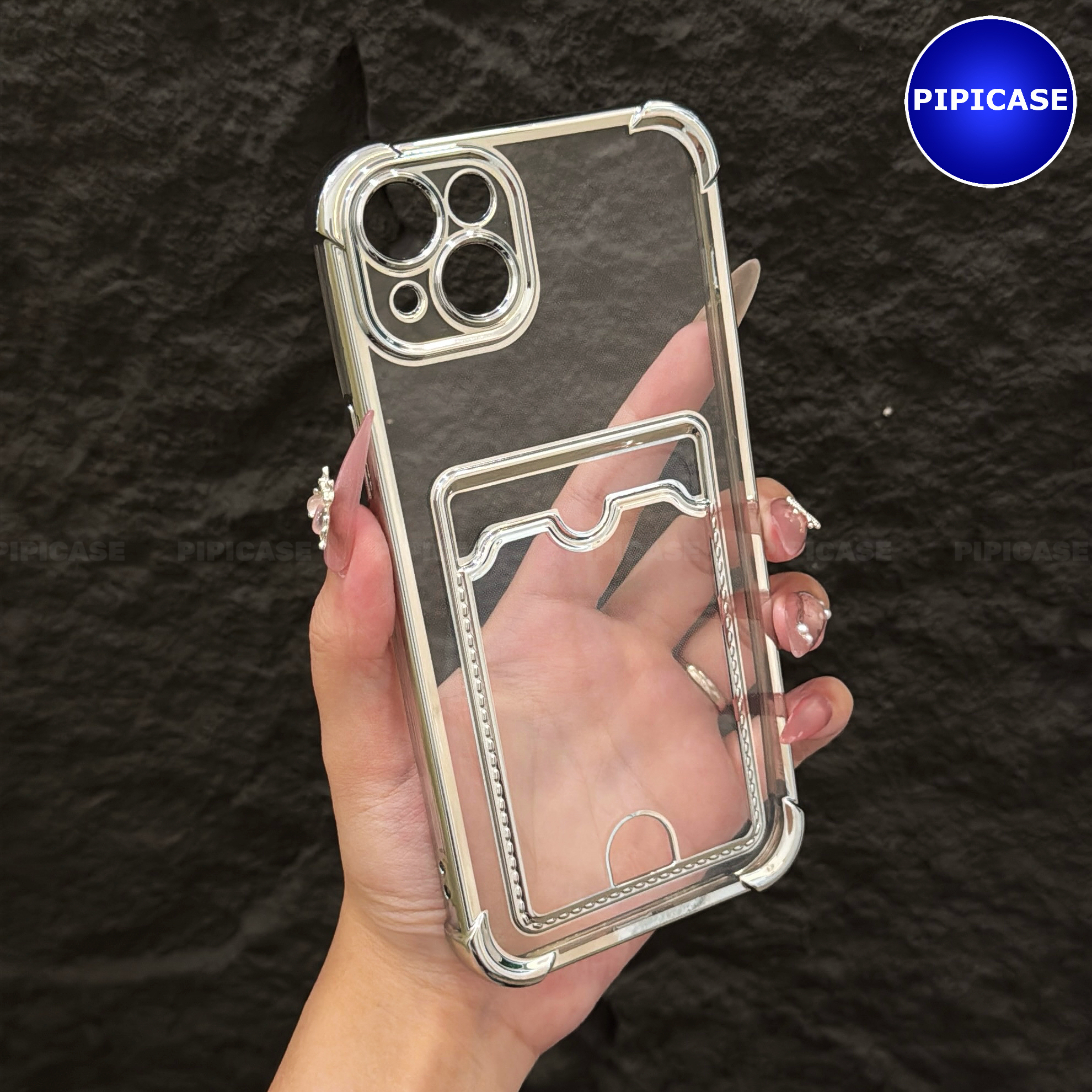 Ốp Lưng iPhone 14 Plus - Ốp Thẻ - Bạc_thumbnail_0