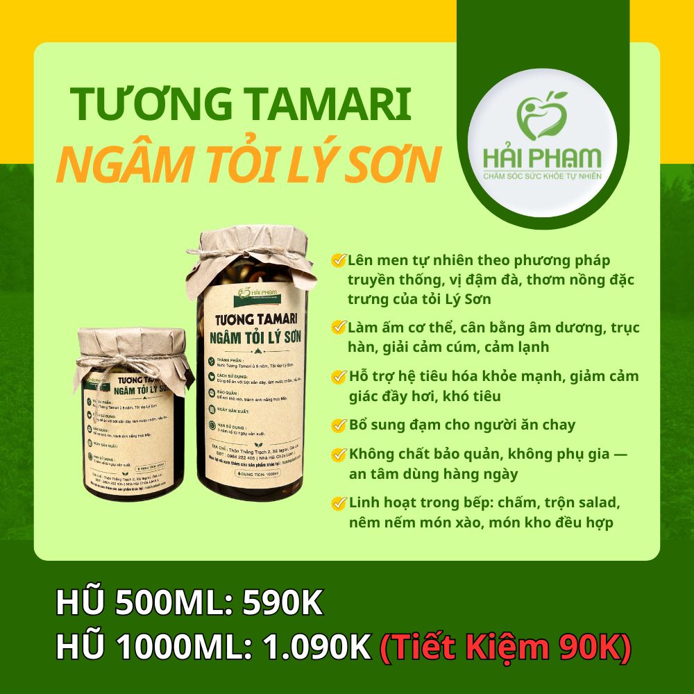 Tương Tamari Ngâm Tỏi Lý Sơn (Hũ lớn 1000ML)_thumbnail_3