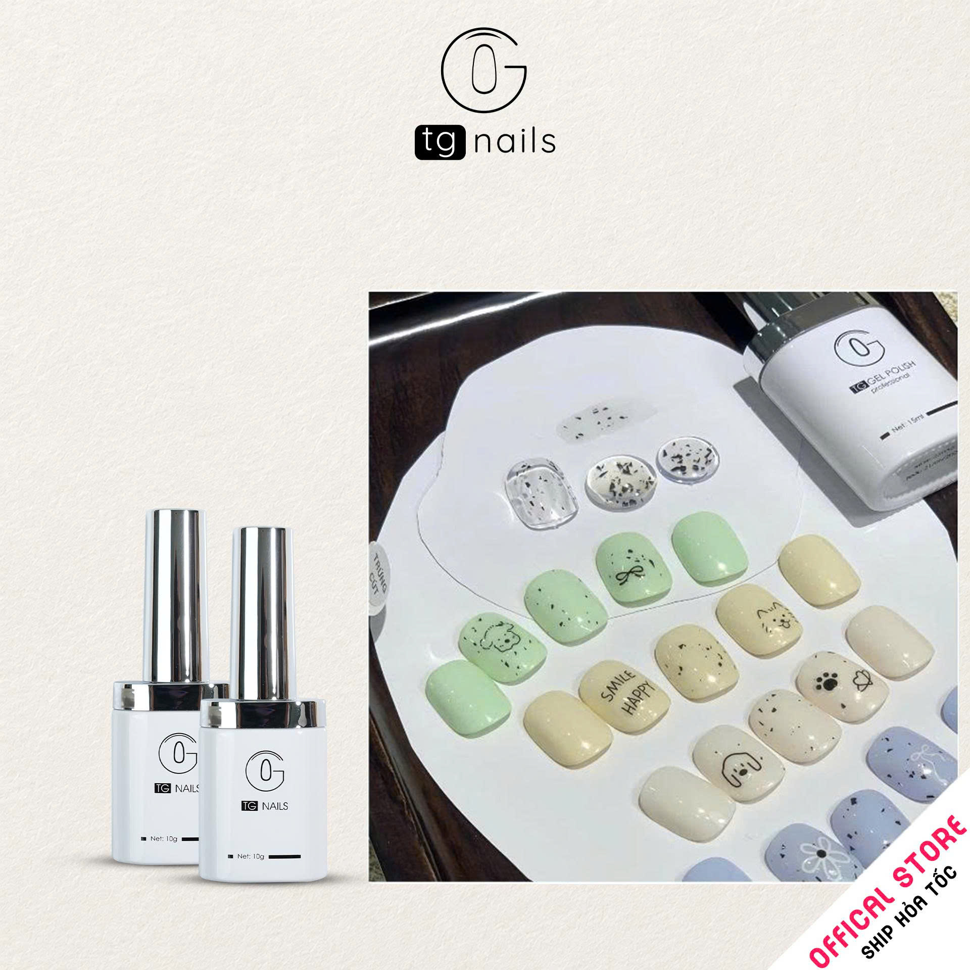 Sơn gel Trứng cút chai 10g TG Nails_thumbnail_1