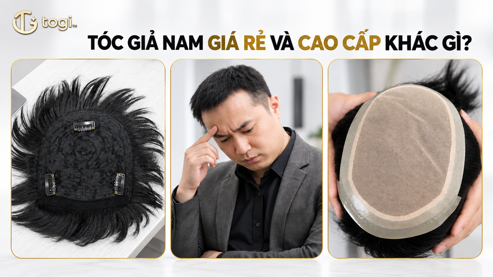 Tóc giả nam giá bao nhiêu? Bảng giá 2026 từng loại đế và cách chọn