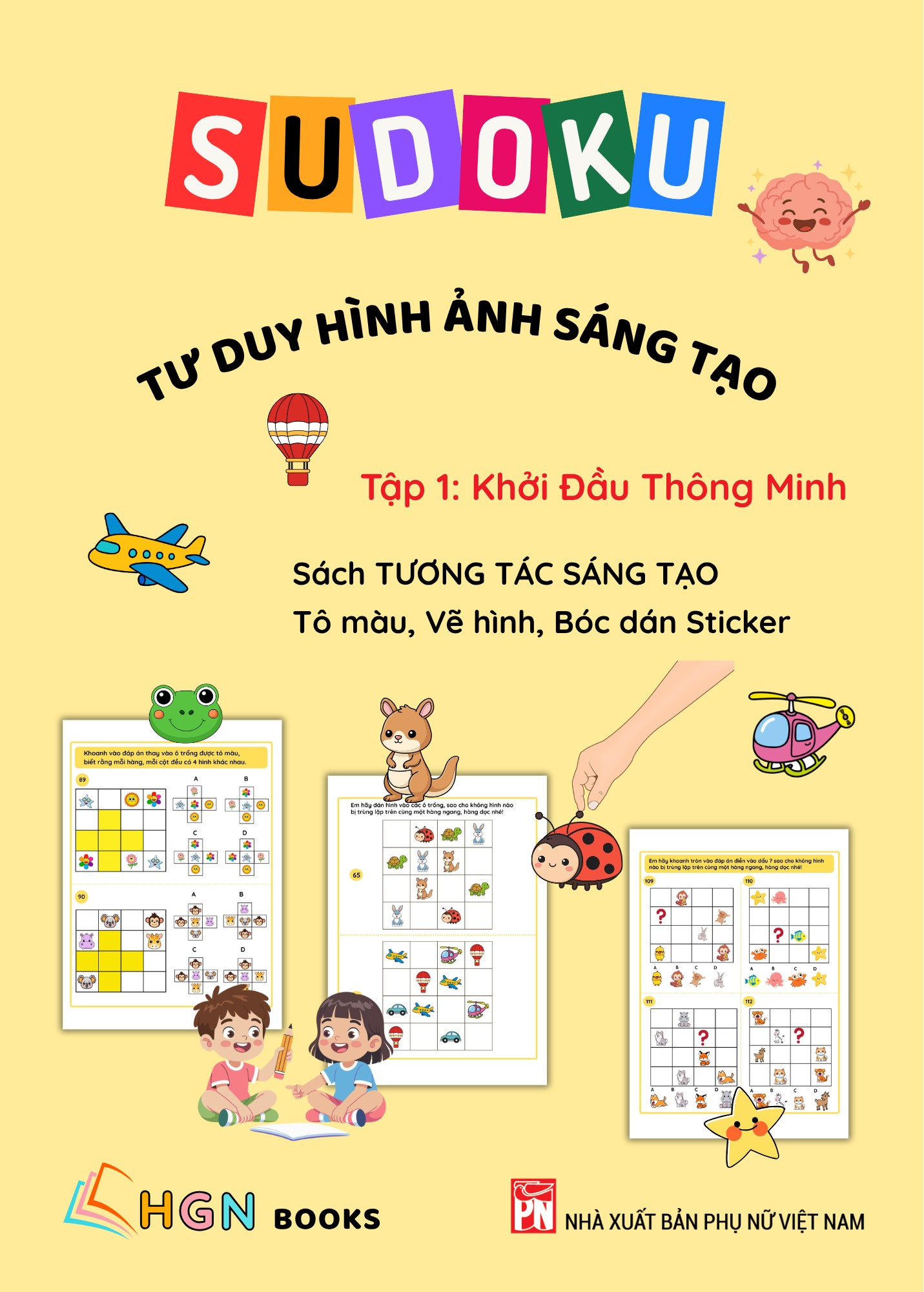 Sách Sudoku tư duy hình ảnh sáng tạo