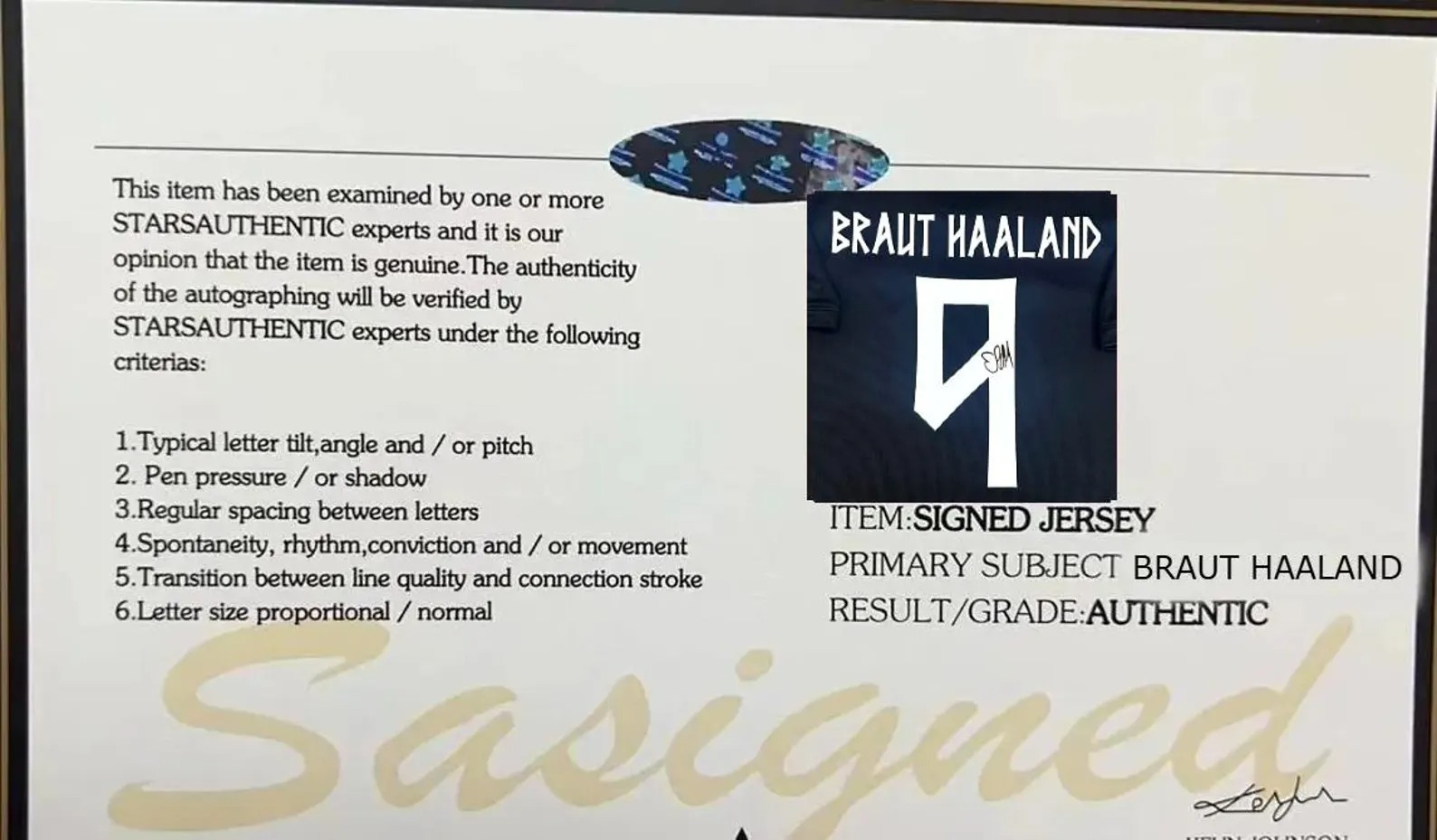Erling Haaland Signed Norway World Cup 2026 Home Jersey | Authentic Autograph + COA_thumbnail_2
