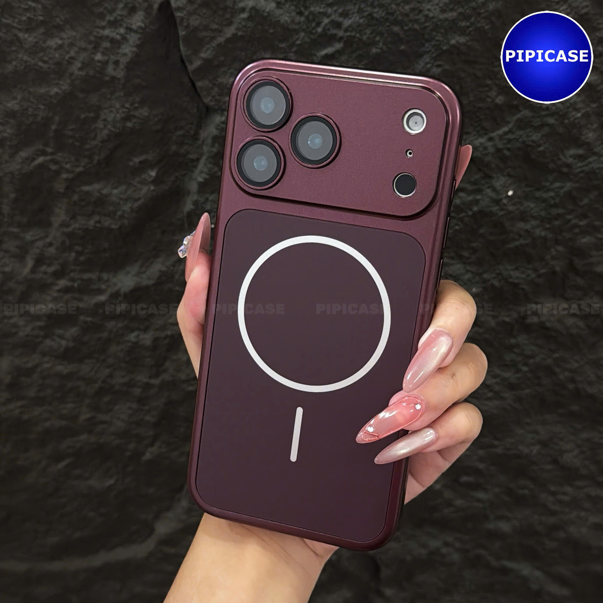 Ốp Lưng iPhone 18 Pro Max - Kan - Đỏ