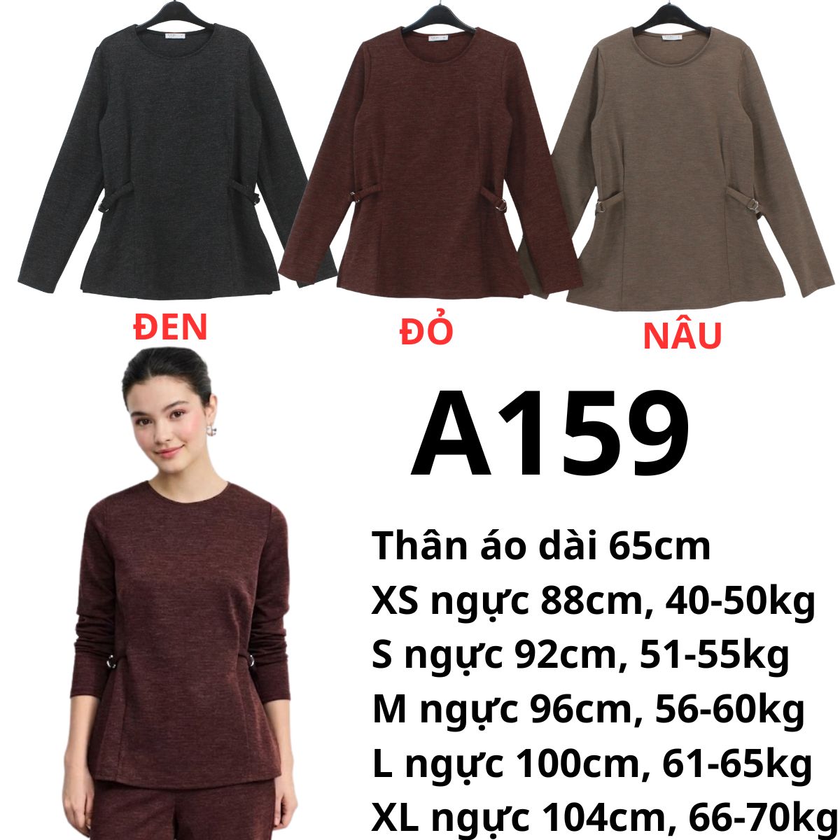 A159- Áo zarina