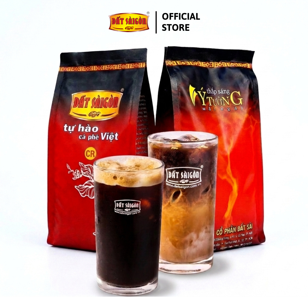 CR- 500g Cà Phê Hạt Pha Phin Đen Đá của Đất Sài Gòn Thêm Chút Caramen, Bơ Pháp_thumbnail_9