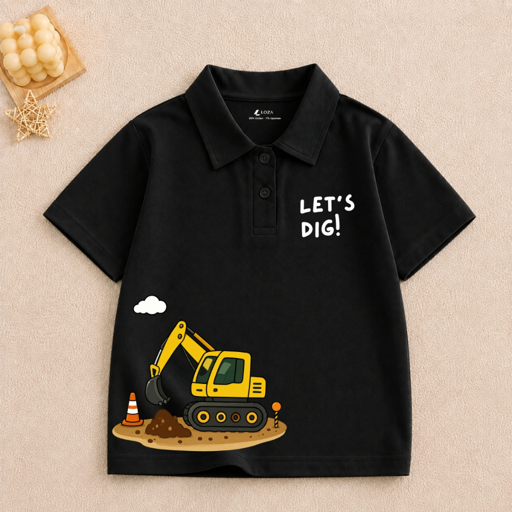 Áo polo bé trai in nhiều hình nhiều mẫu dễ mặc  - Áo thun có cổ cho bé Loza Kids PL004_thumbnail_13