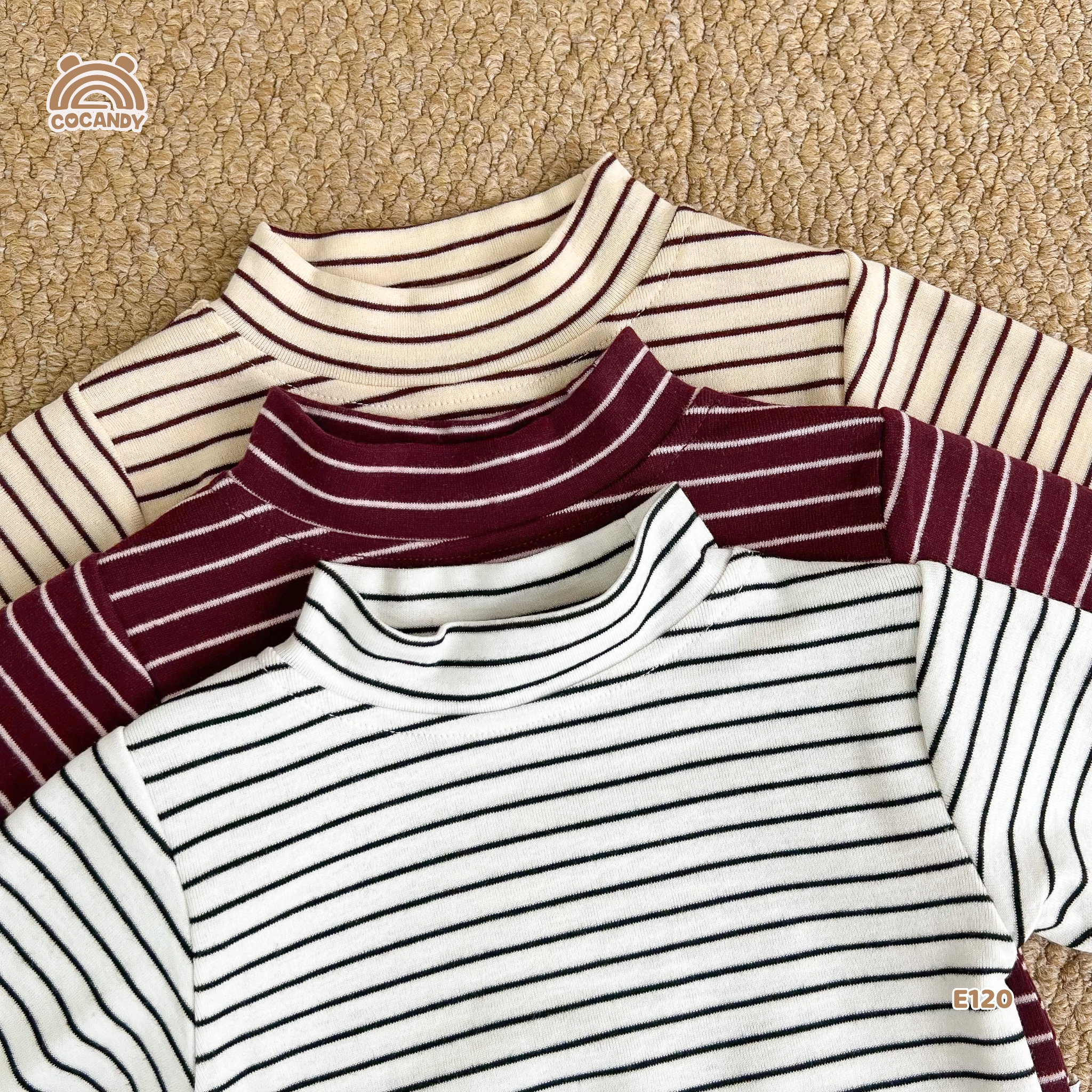 Áo giữ nhiệt kẻ ĐEN TRẮNG cổ 2p_thumbnail_4