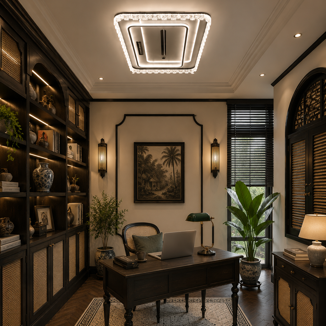 Top những mẫu quạt trần phong cách Đông Dương (Indochine) đẹp, bền