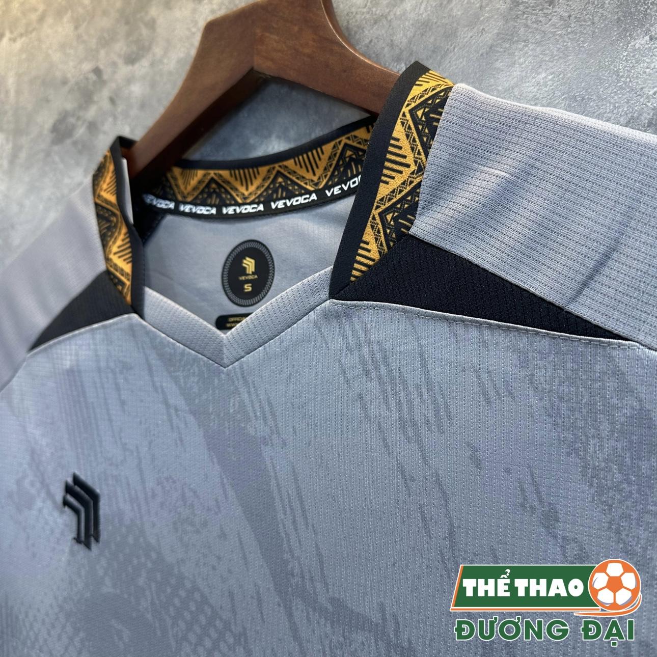 Quần Áo Bóng Đá Thiết Kế Vevoca Pegasus Xám Thun Mè Thoáng Khí Thể Thao Đương Đại_thumbnail_6