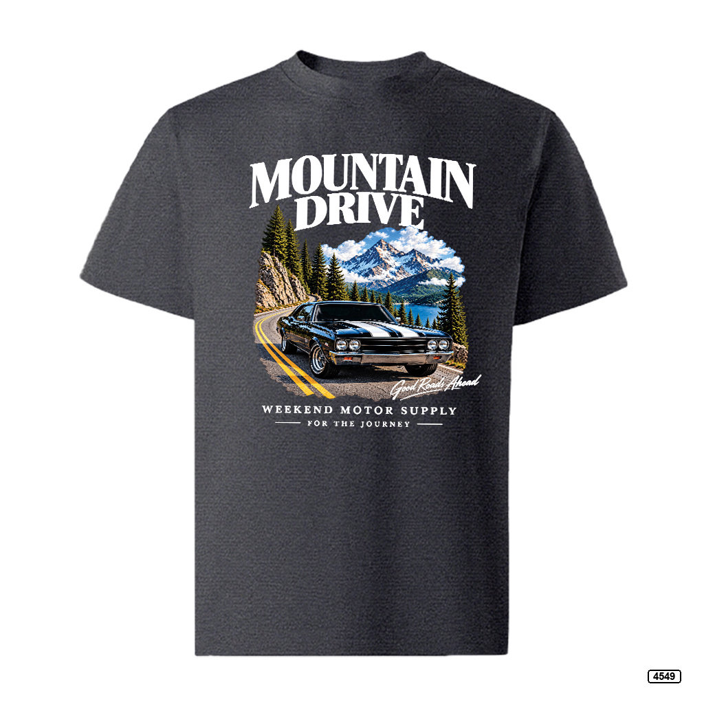 Áo thun nam oversize xe hơi vintage Mỹ TeePrint 4549_thumbnail_1