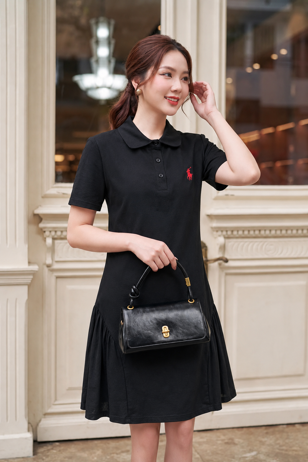 LV027 - VÁY ĐEN THÊU NGỰA_thumbnail_2