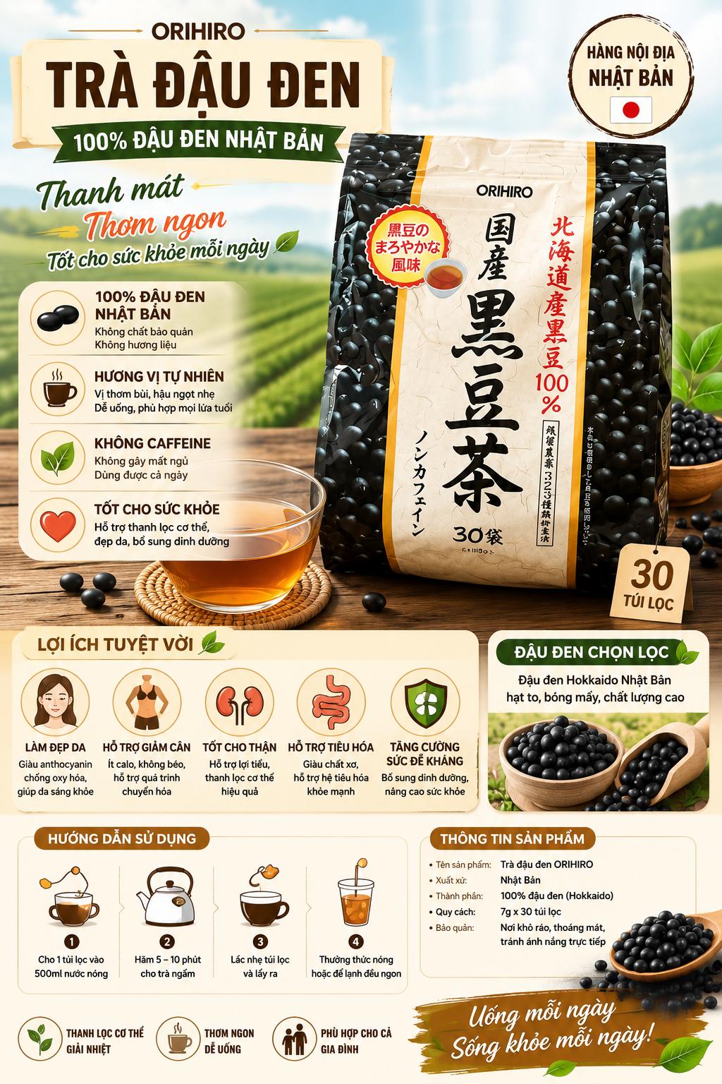 Trà Đậu Đen Orihiro - Nội địa Nhật_thumbnail_8
