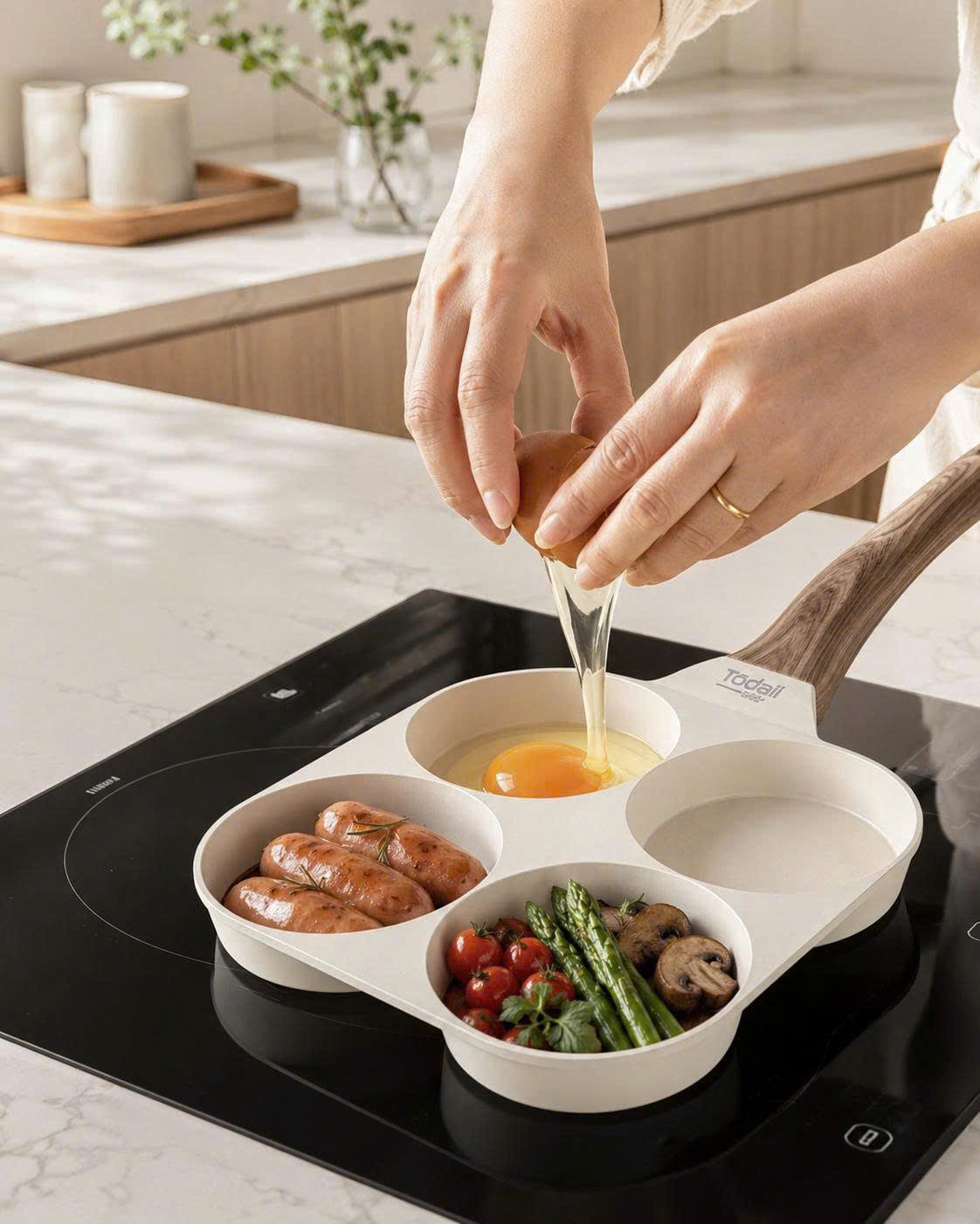 CHẢO CHỐNG DÍNH 4 NGĂN TODAII
