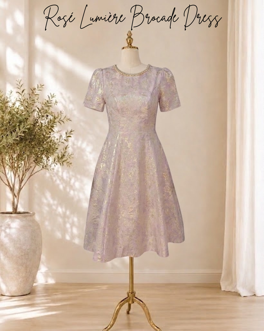 Rosé Lumière Brocade