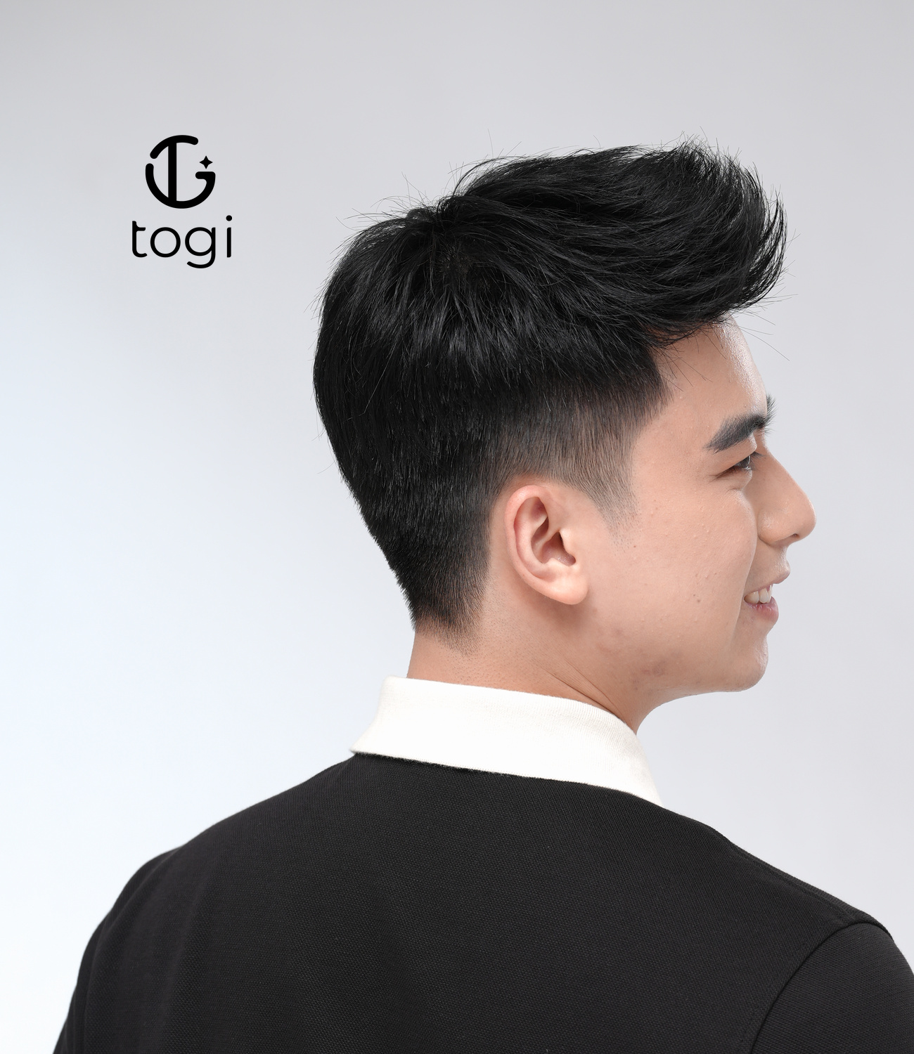 Tóc giả nam Short quiff cho tóc hói làm từ tóc thật_thumbnail_6
