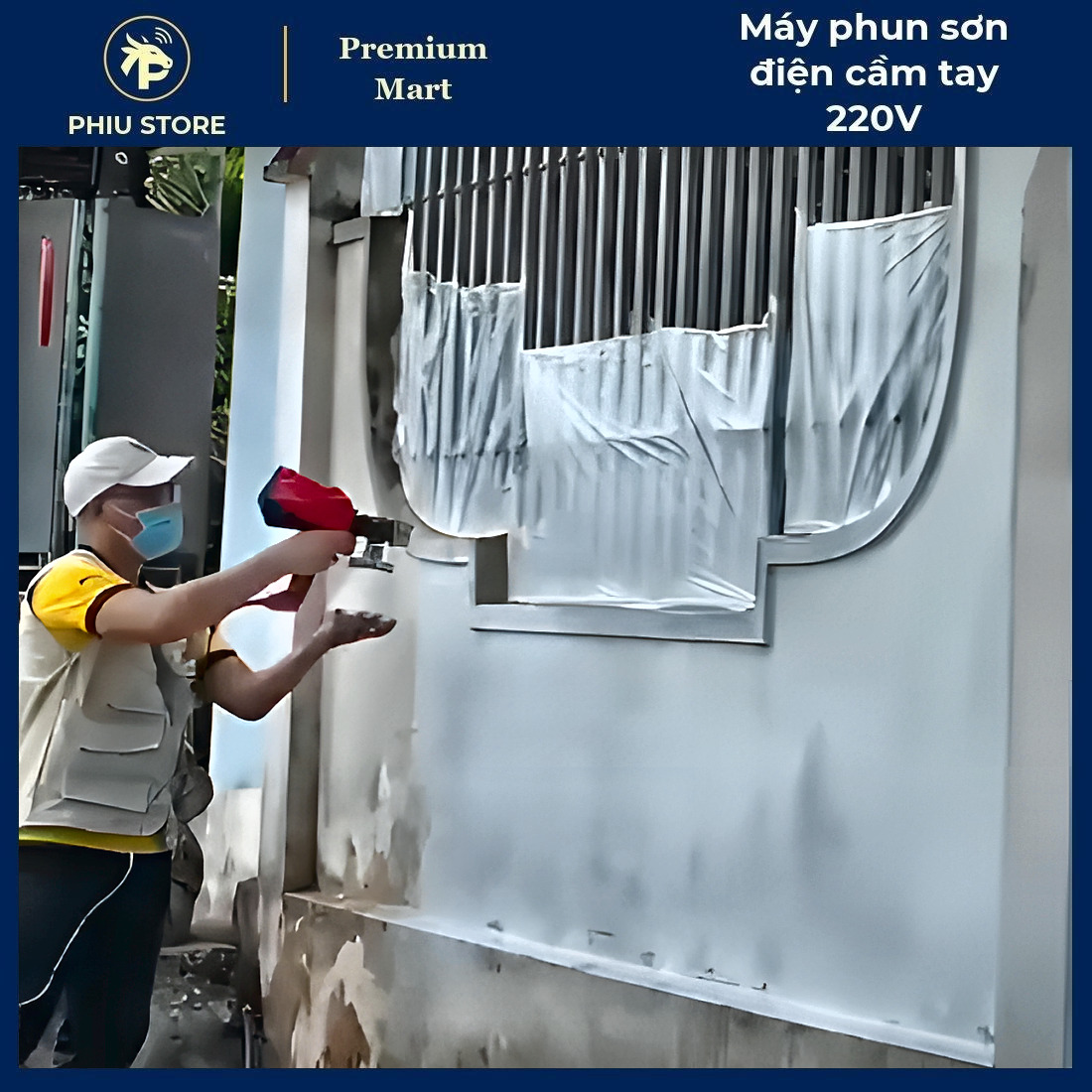 Máy Phun Sơn Điện Cầm Tay 220V 400W/650W - Phun Được Sơn Nước Và Sơn Dầu_thumbnail_7