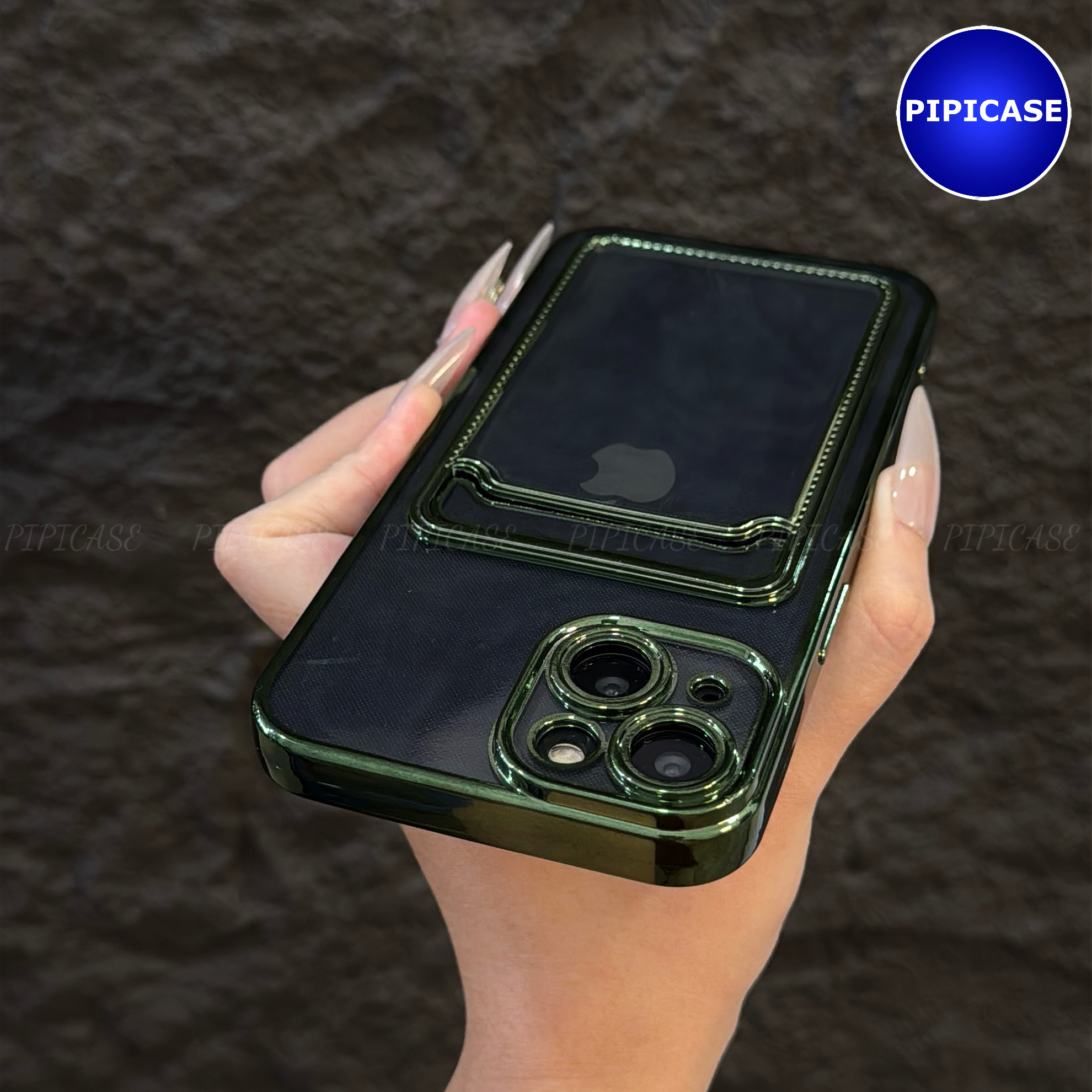 Ốp Lưng iPhone 14 - Ốp Thẻ - Xanh Lá_thumbnail_7